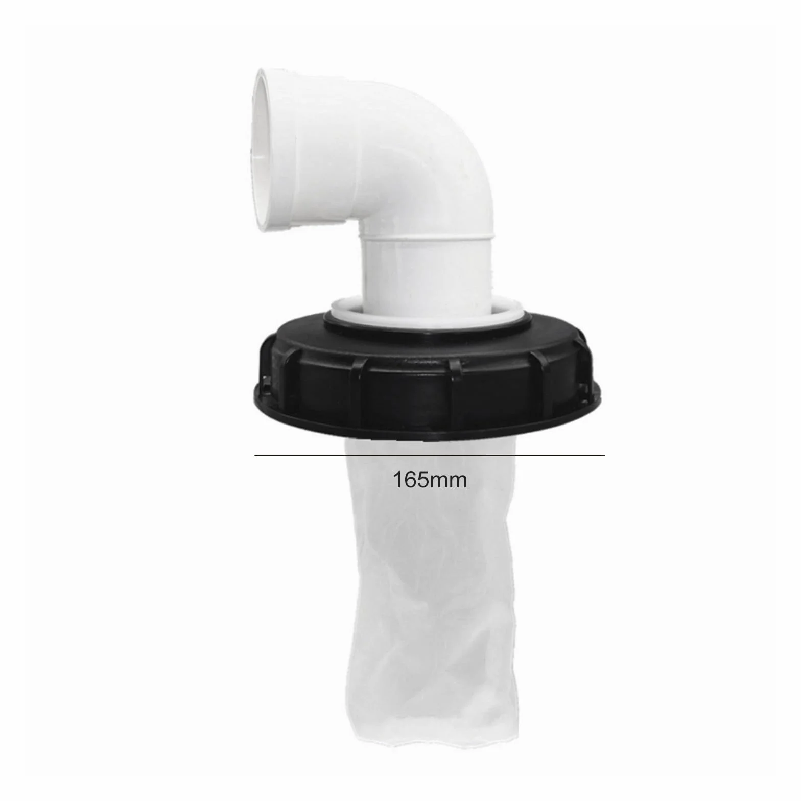 Tapa Cubierta Con Filtro DN150 DN225 Ácido Alcali Resistente Plástico Tanque Agua Lluvia Negro Rojo DN15090