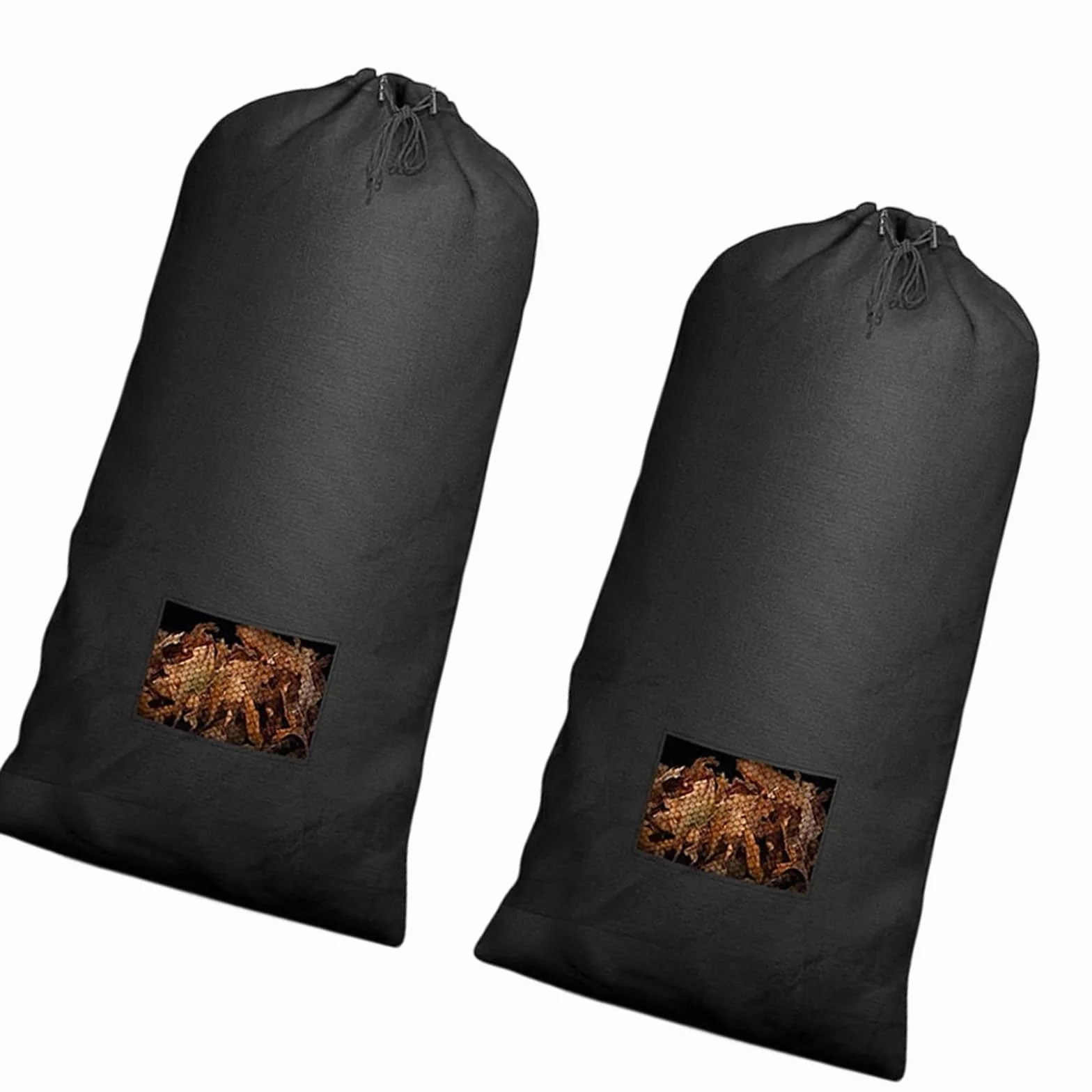Bolsa de recogida de agujas de hierba de 79 pulgadas fabricada con tela universitaria 420D mejorada con capa impermeable de polietileno para mayor durabilidad. Colector de agujas