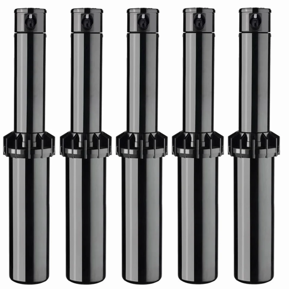 Suinga Pack 5 Aspersores de Riego K-Rain RPS Select 3/4'' | Alcance 7,6 a 14 Metros | Aspersor de Turbina de Ángulo Ajustable | Boquillas Preinstaladas | Fácil de Regular