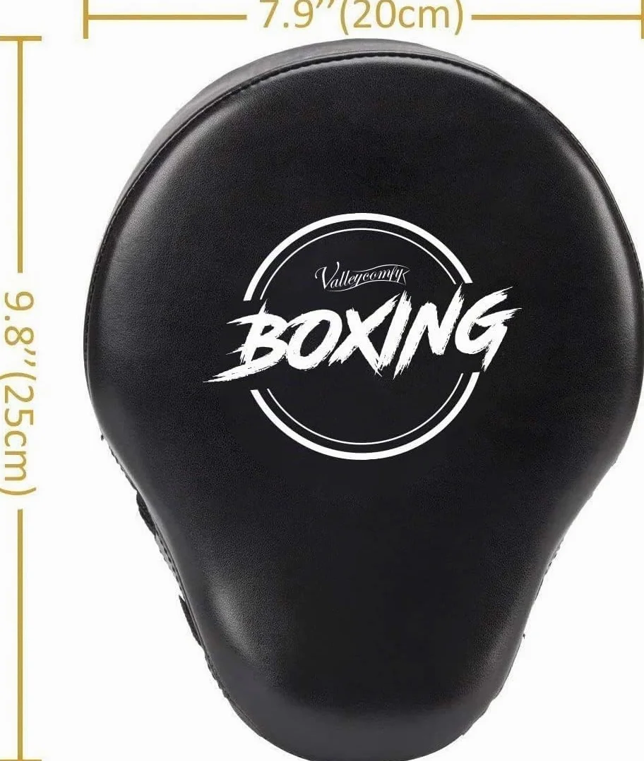 Valleycomfy Manoplas de Boxeo curvadas Piel sintética Entrenamiento
