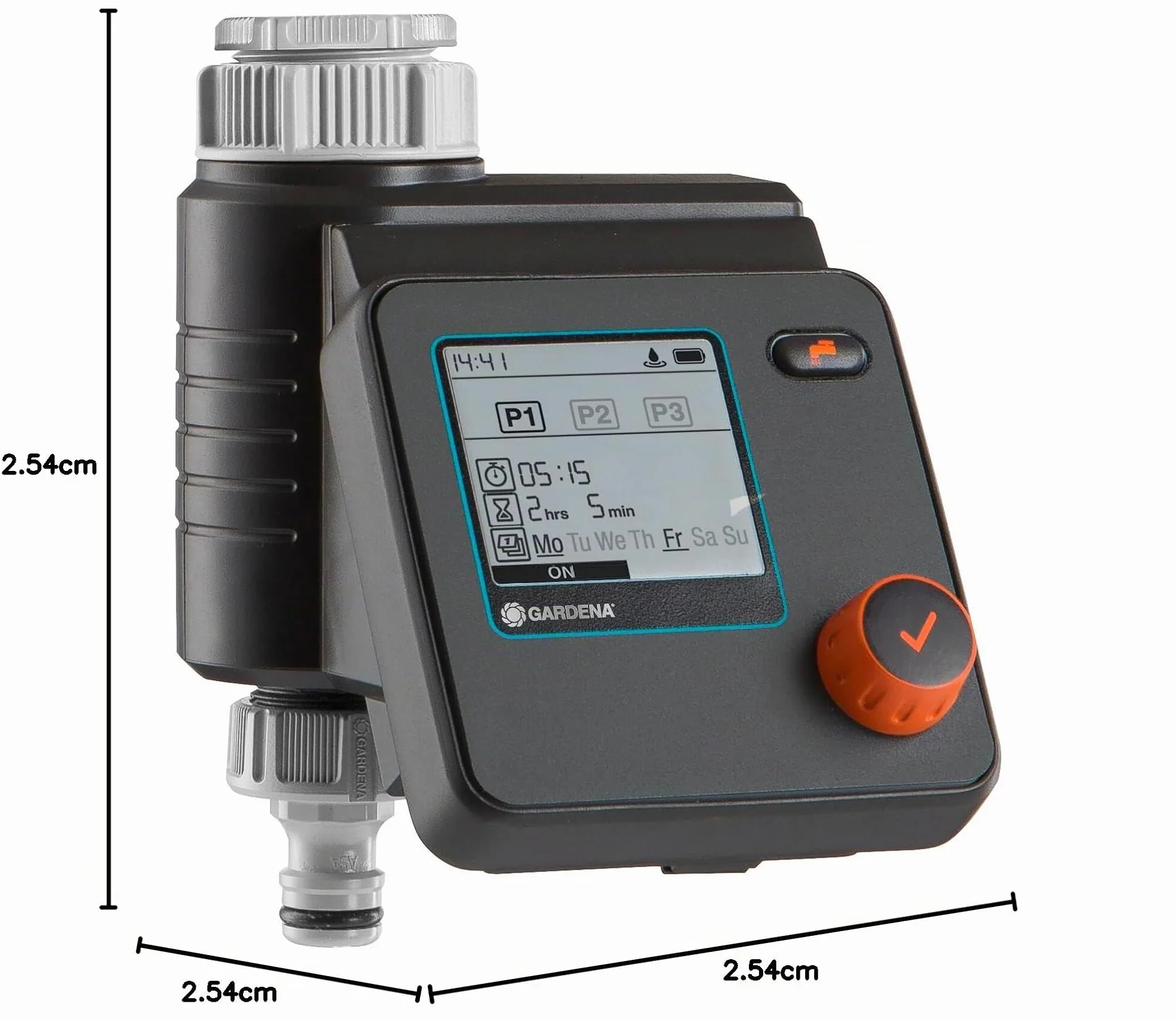 Gardena programador de riego Select 1891-20 riego automático 3 programaciones Water Now