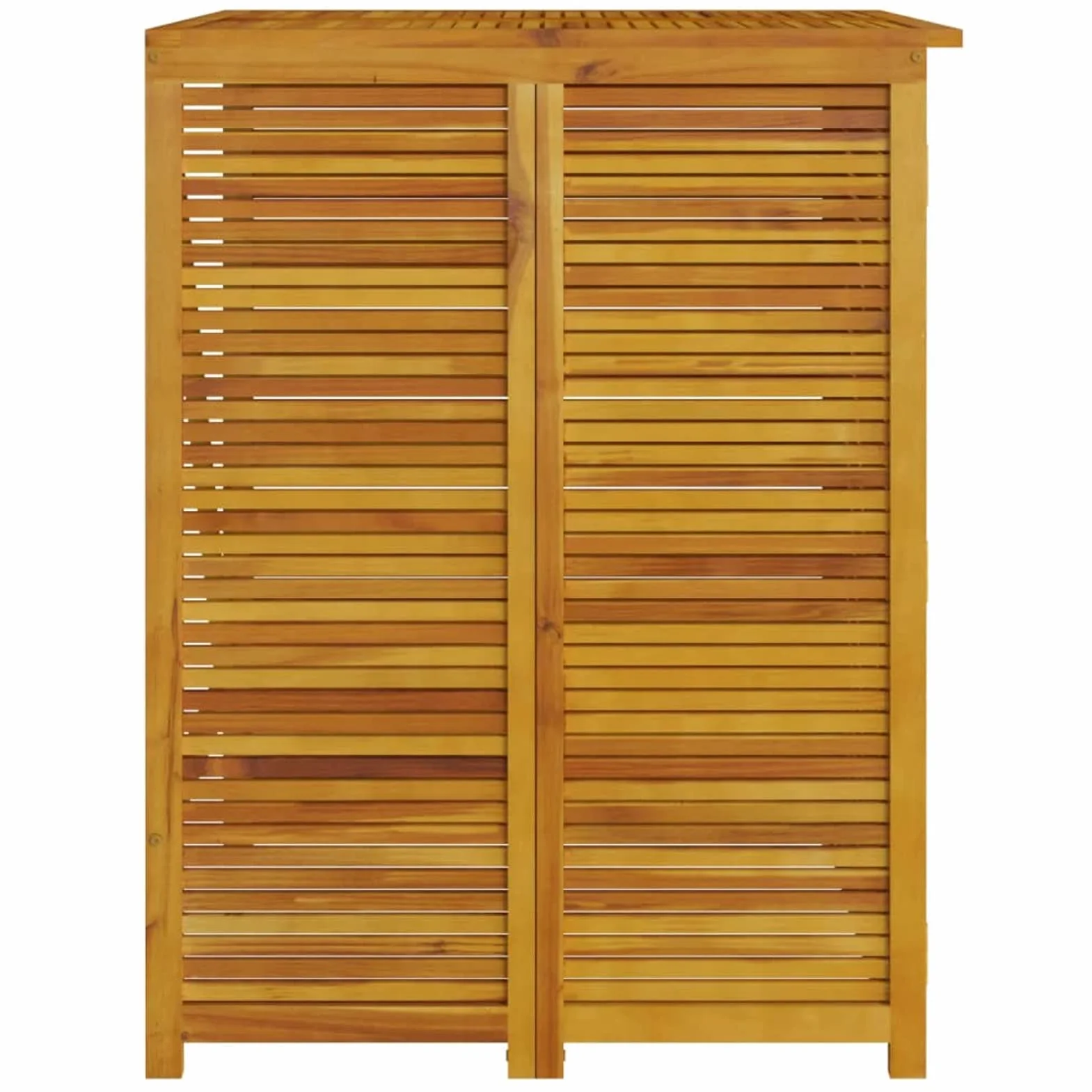 Festnight Cobertizo Contenedor Basura 70 x 89 x 117 cm Madera Jardín Tapa Abatible Cerradura