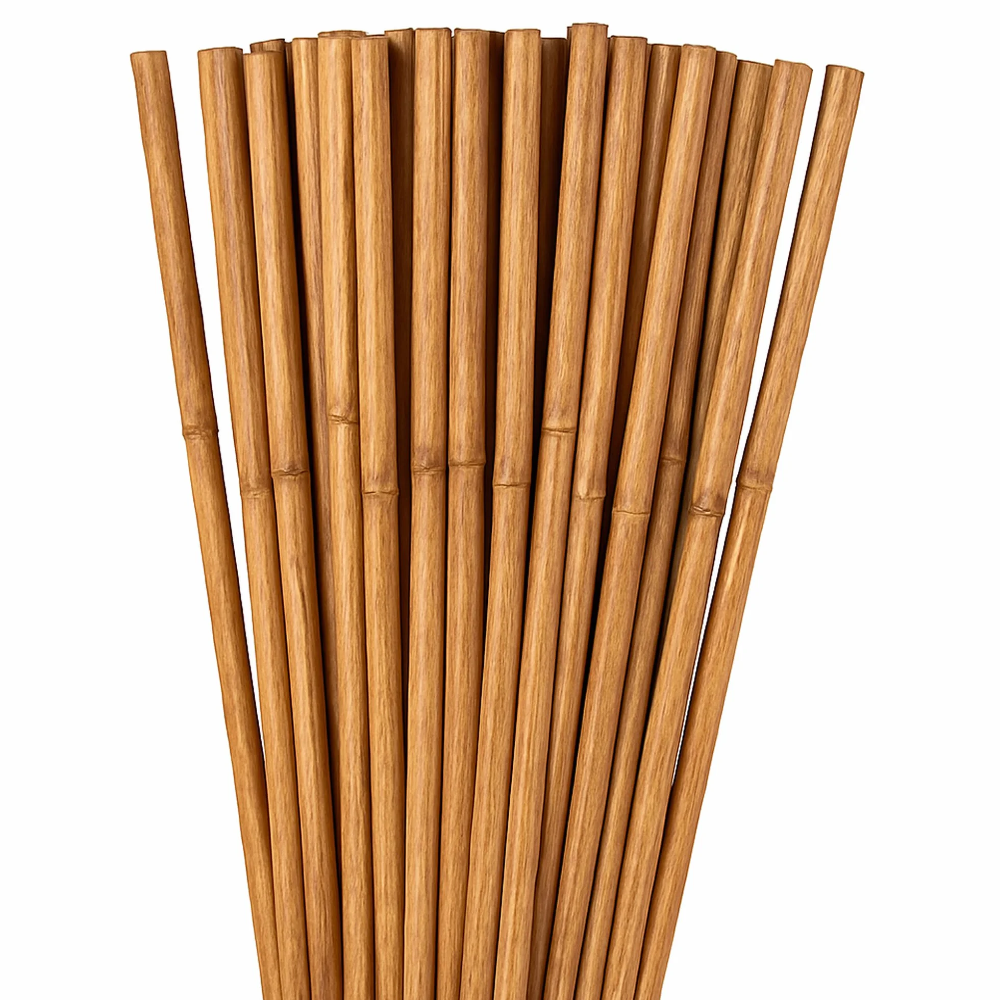 Tutores de Bambú 150 cm Ø 10/12 mm para Huerto, Tomateras y Jardín
