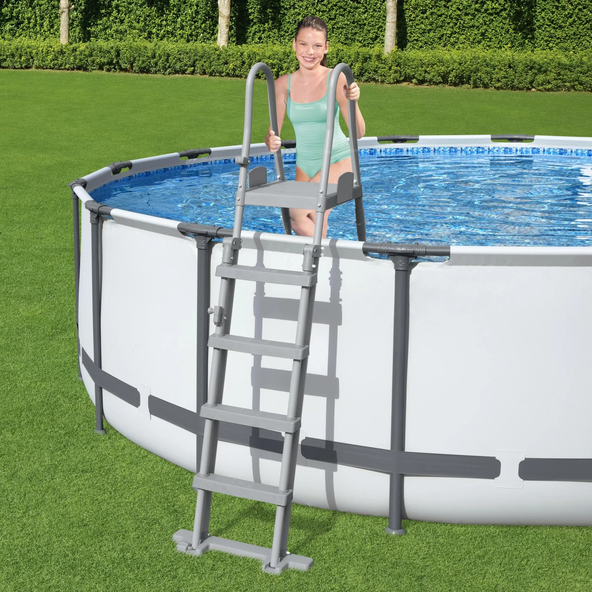Escalera de seguridad para piscina Bestway Flowclear 1,32 m