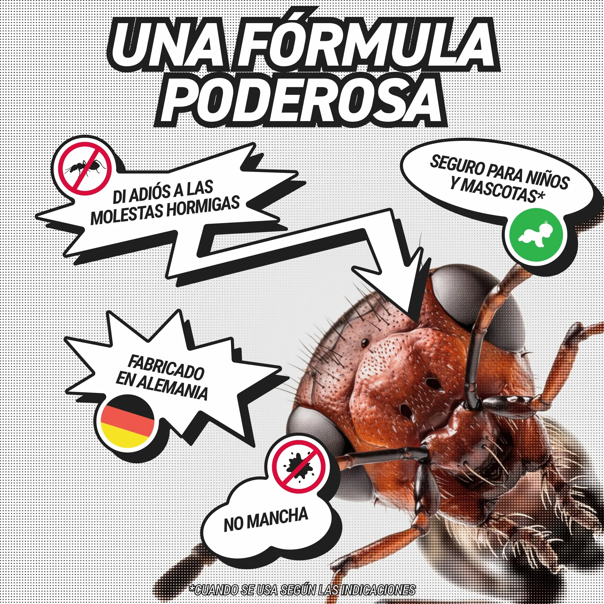 RepellShield® Spray Antihormigas Natural 250ml Repelente Hormigas Interior y Exterior Barrera Protectora Duradera