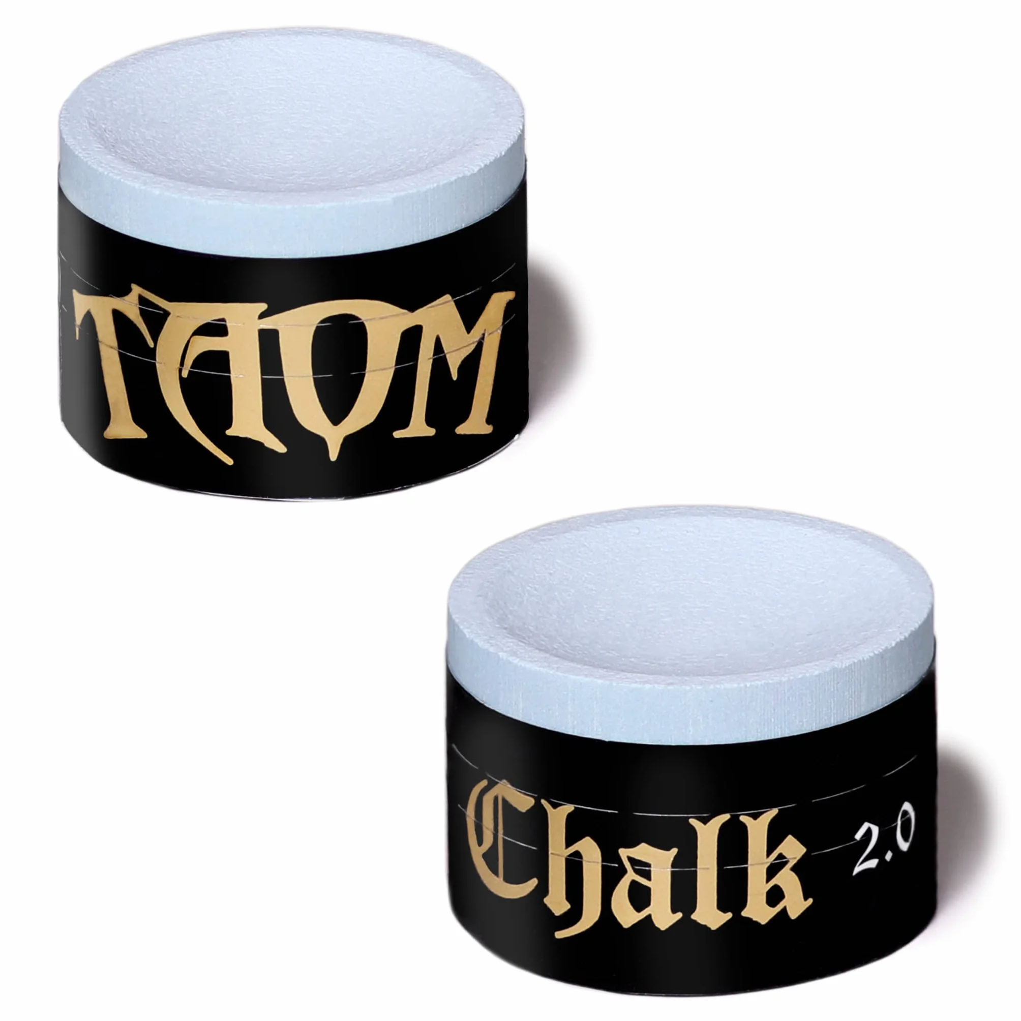 TAOM Pool Chalk 2.0 Taco de Billar con Tiza, Azul Claro