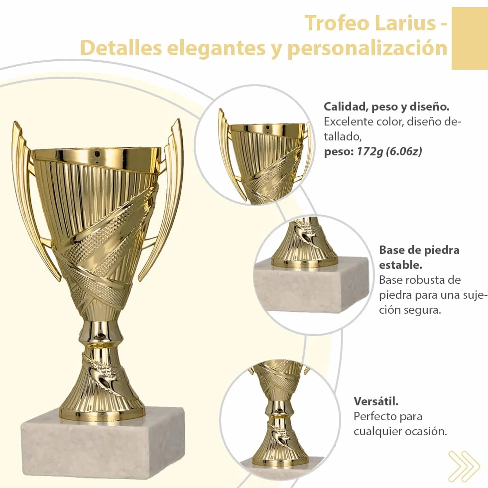 Larius Trofeo de fútbol Ganador