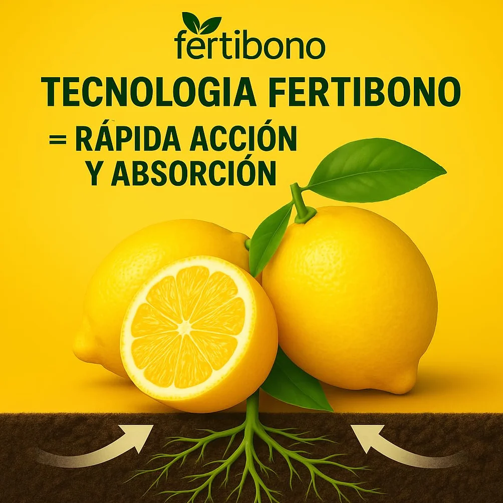 FERTIBONO Abono Cítricos Premium 7KG 20-5-11 con Hierro Azufre Magnesio Manganeso