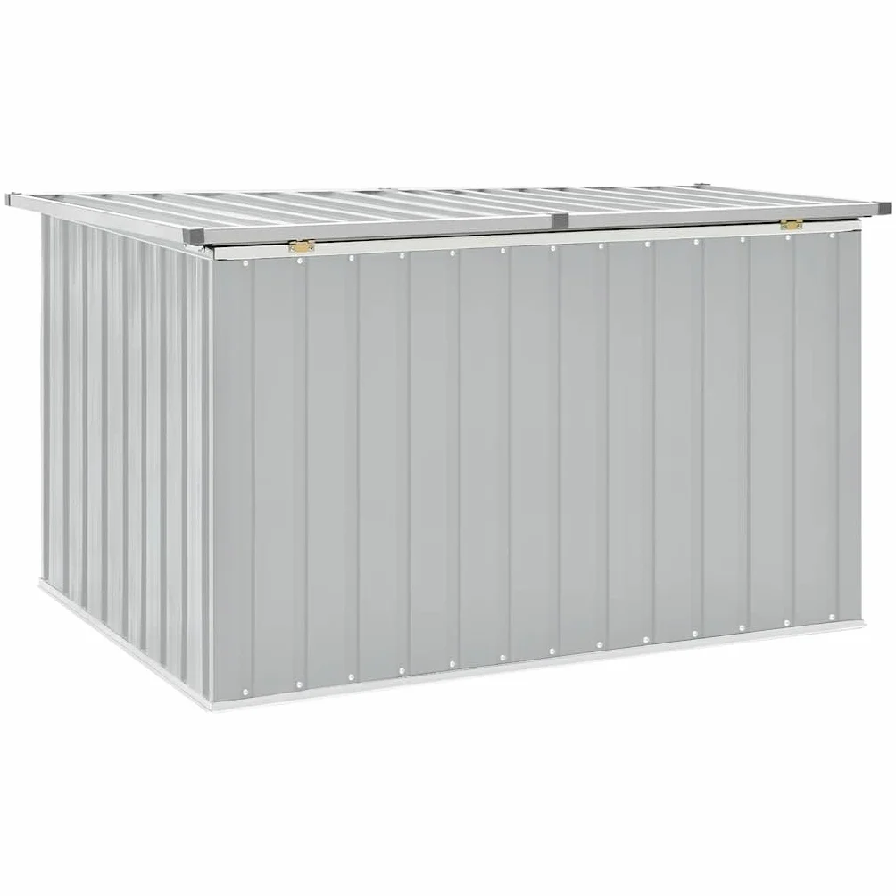 Caja de almacenaje para jardín Gris 149x99x93 cm