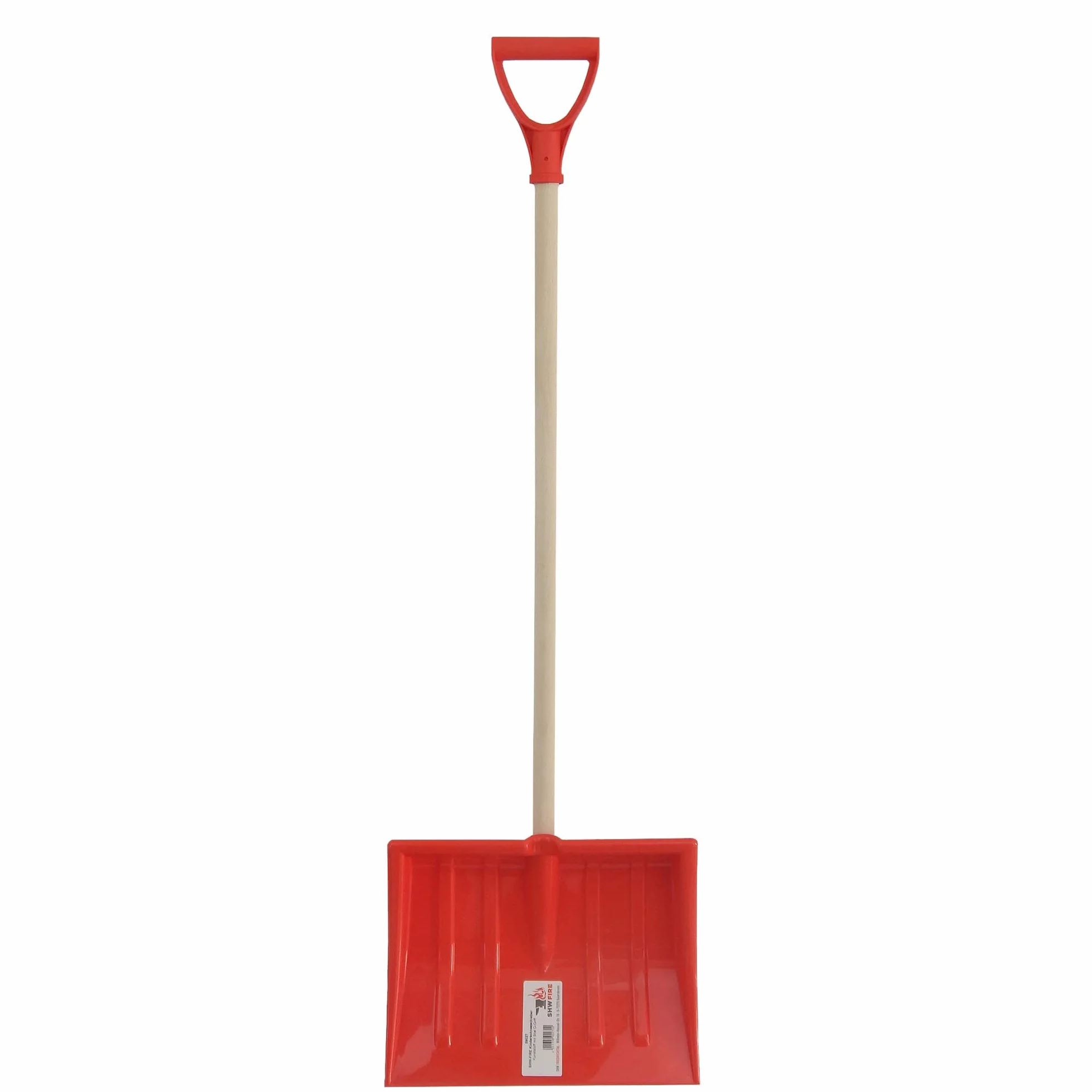 Shw-Fire Pala quitanieves 110 cm plástico madera mango redondo
