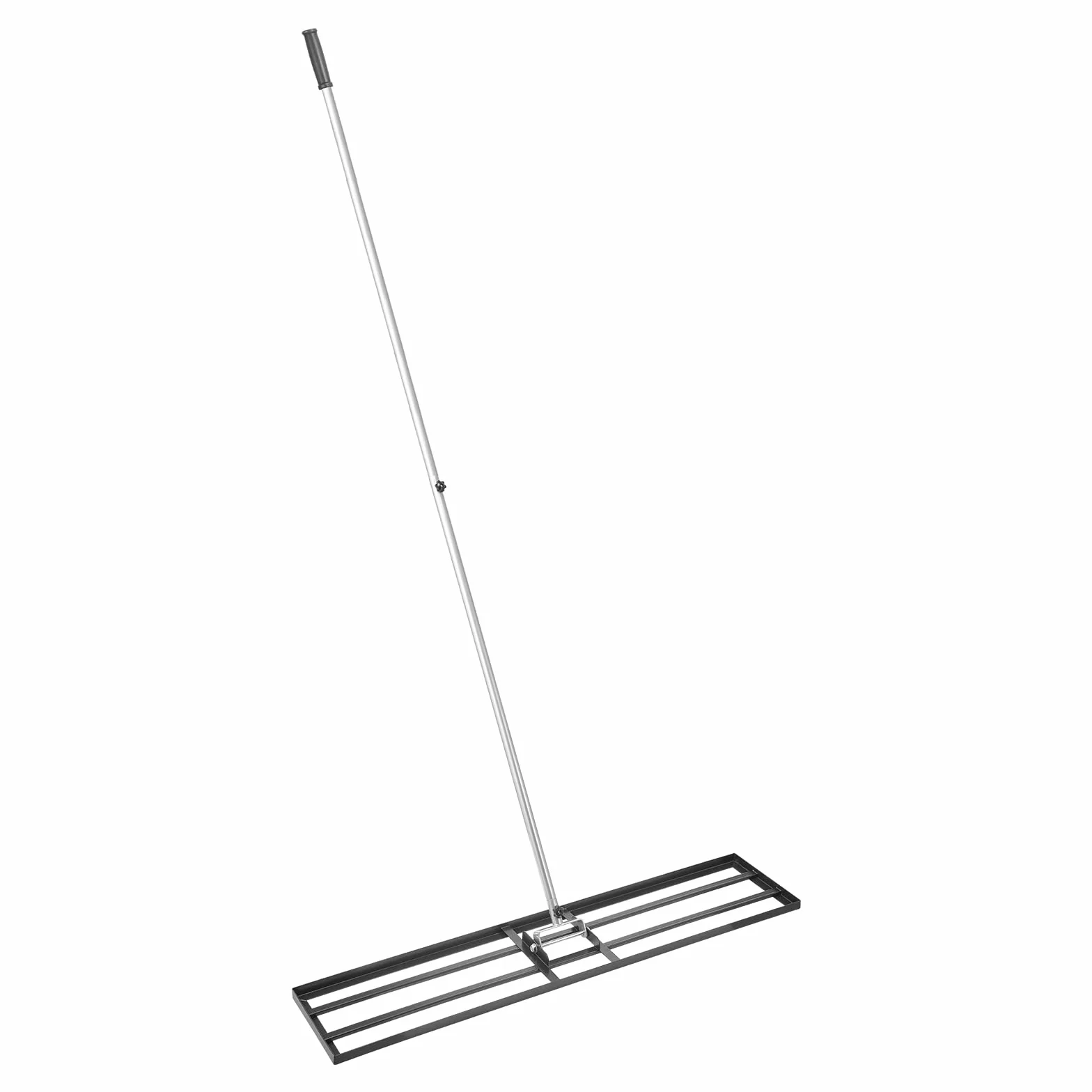 VEVOR Nivelador de Césped con Mango, Placa de Suelo de 254 x 1219 mm, Acero al Carbono, 2 Alturas Ajustables