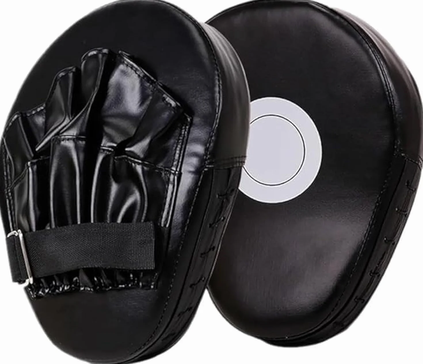 TRIXES Almohadillas de Boxeo Guantes de Entrenamiento Target para Kickboxing Muay Thai Negro