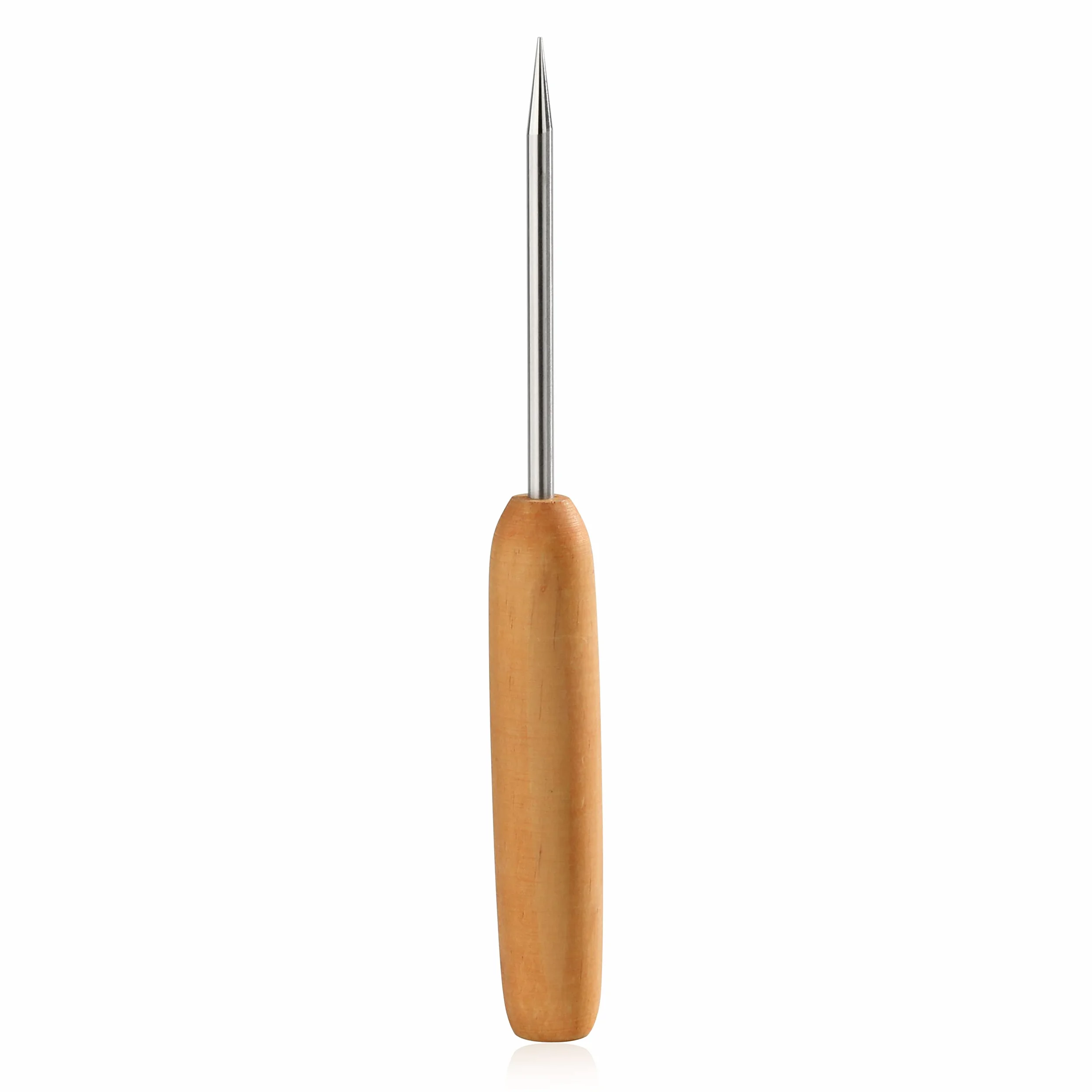 Nueva estrella 48353 hielo de acero de carbono con mango de madera duro, 19,05 x
