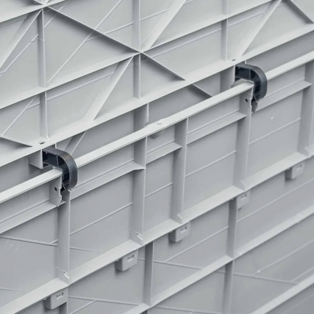 vidaXL Caja Almacenamiento Jardín 420 L Gris Claro