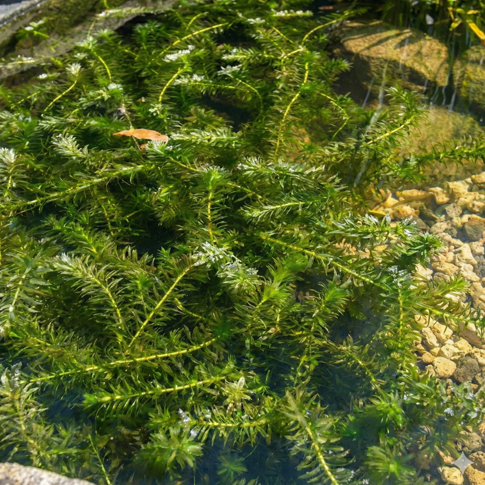 Elodea Densa Pack de 5 Planta Oxigenante para Estanque y Acuario Resistente Agua Limpia
