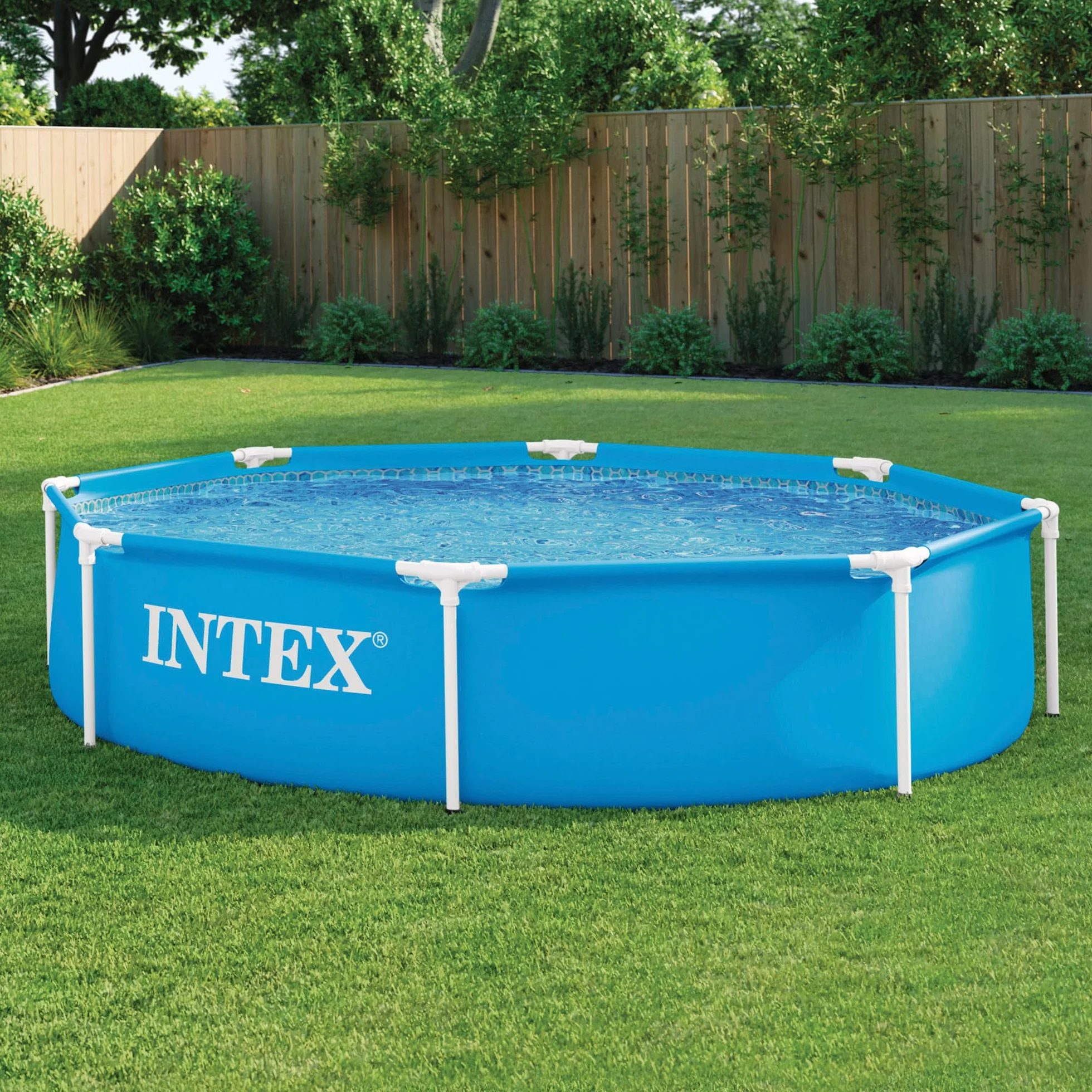 Intex Piscina Desmontable Redonda Metal Frame 244x51 cm 1828 litros Triple Capa