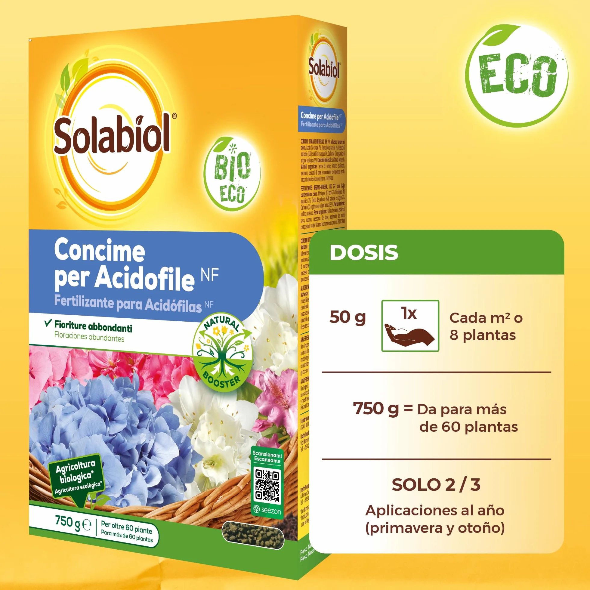 Solabiol Fertilizante cítricos 100% orgánicos con estimulador radicular