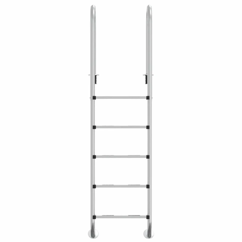 vidaXL Escalera de Piscina Acero Inoxidable 304 54x38x211 cm