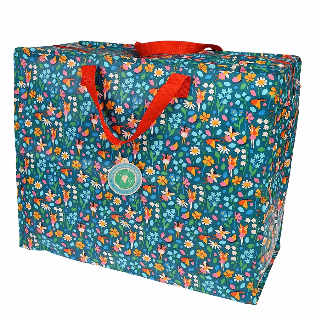 Bolsas de almacenamiento grandes con cremalleras Fairies in the Garden