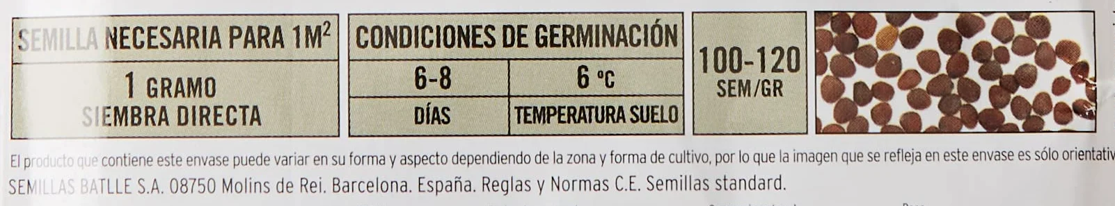 Semillas Batlle Rabanito medio largo rojo P.BLANCA