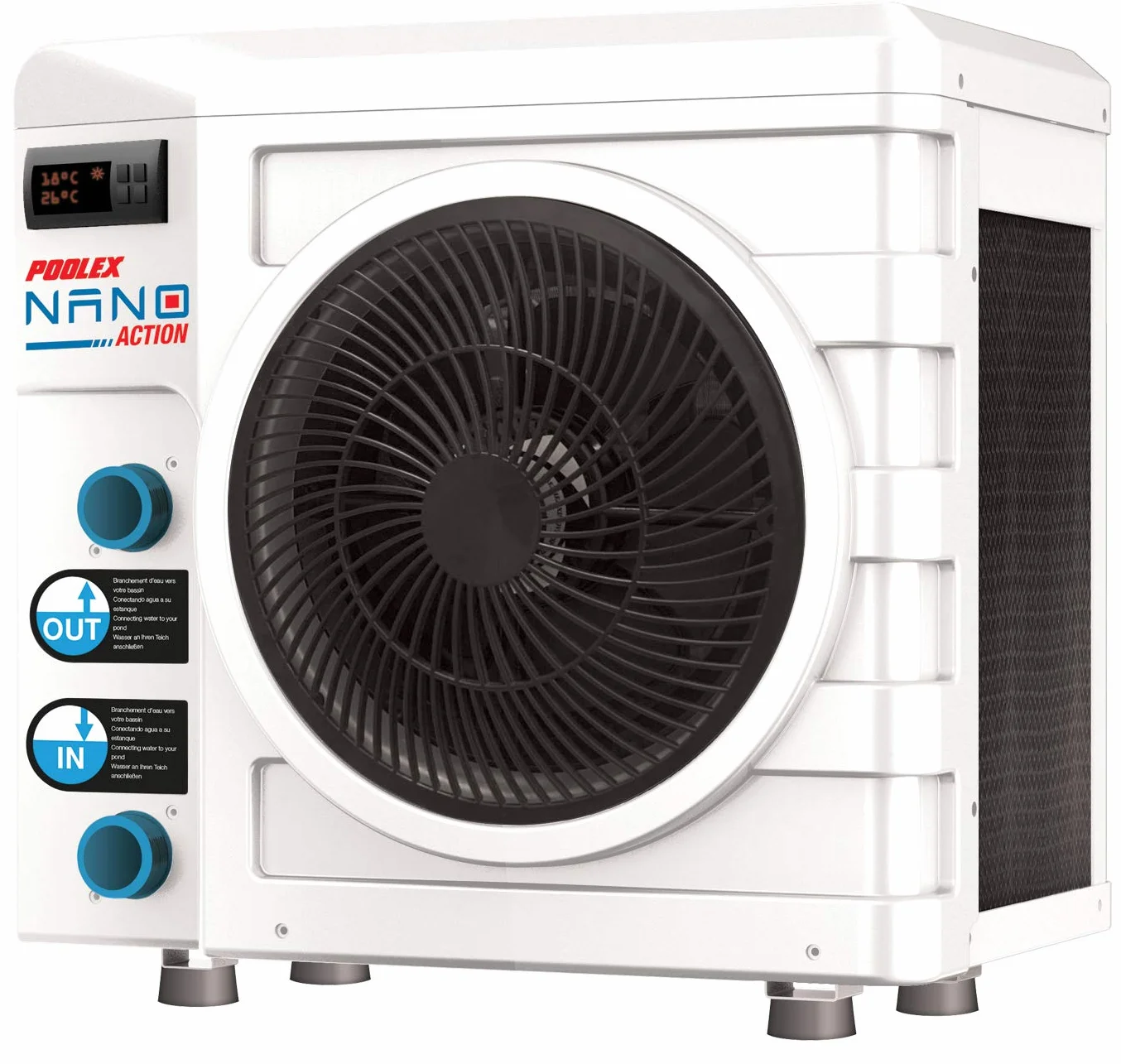 POOLEX POOLSTAR Nano Action 5 PC-Nano-A5 Bomba de Calor para Piscina 990 W 20-35 m3