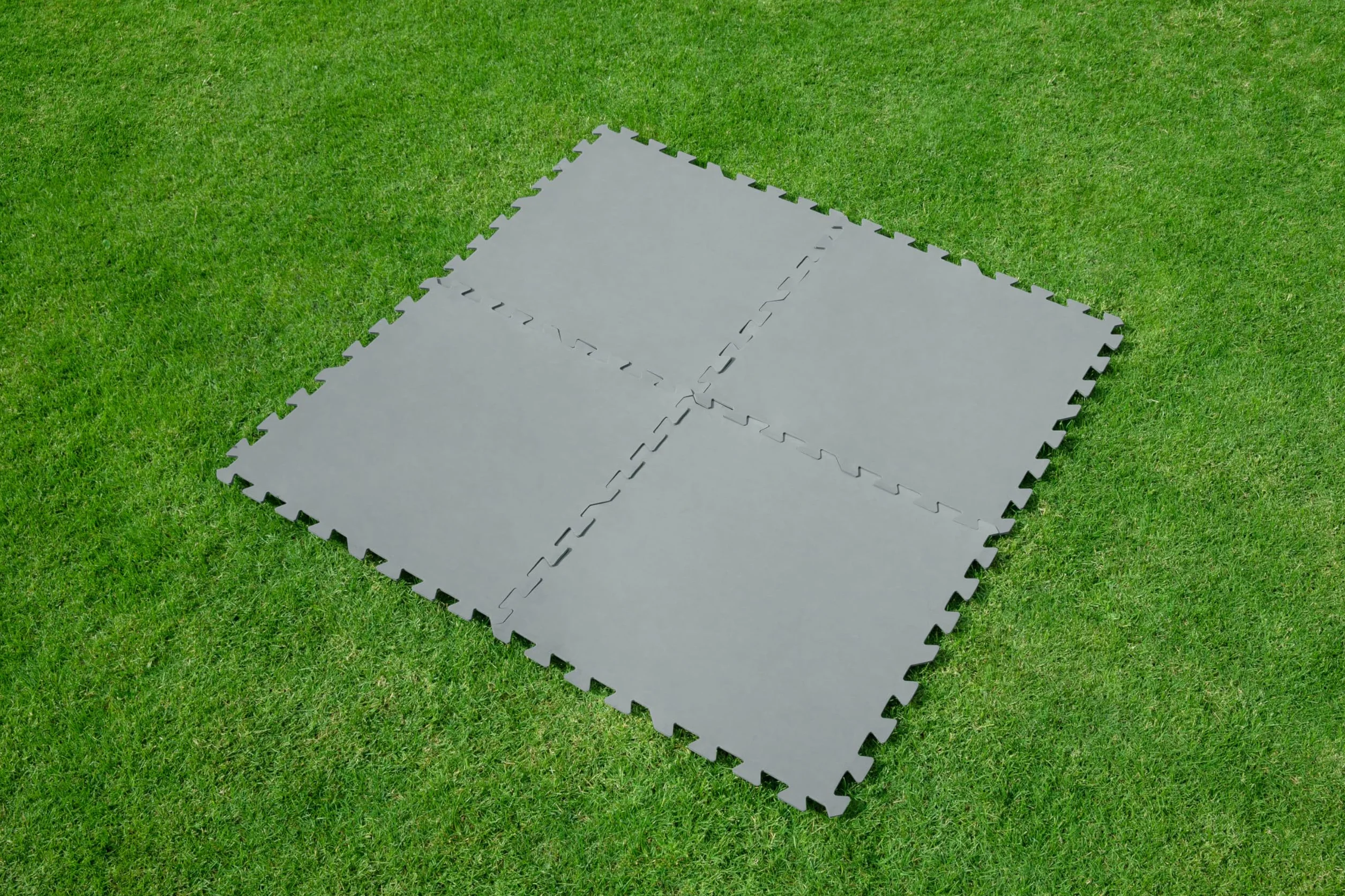 BESTWAY Protector de Suelo para Piscina SPA 9 Láminas 50x50 cm Gris