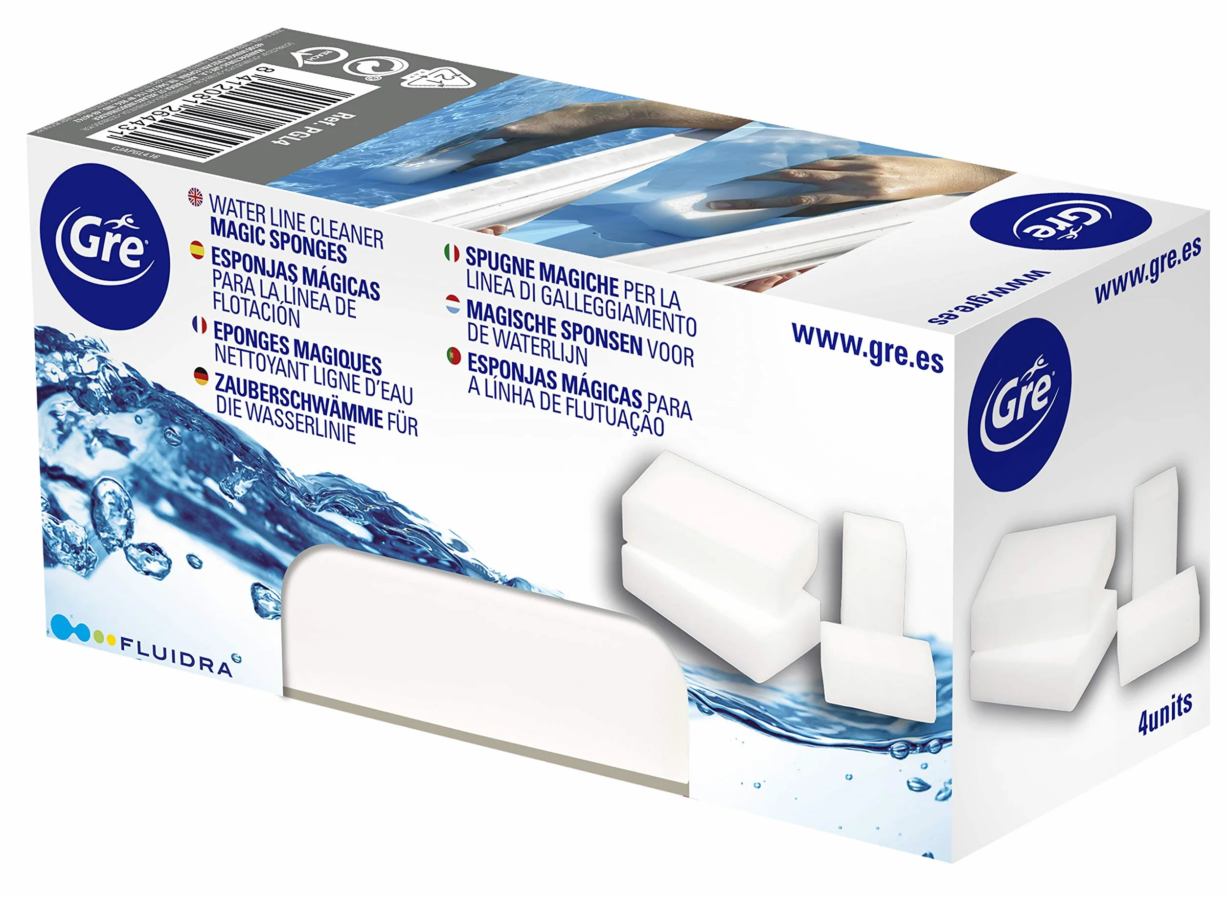 Esponjas de Limpieza para Piscina Gre PGL4 - 4 Unidades