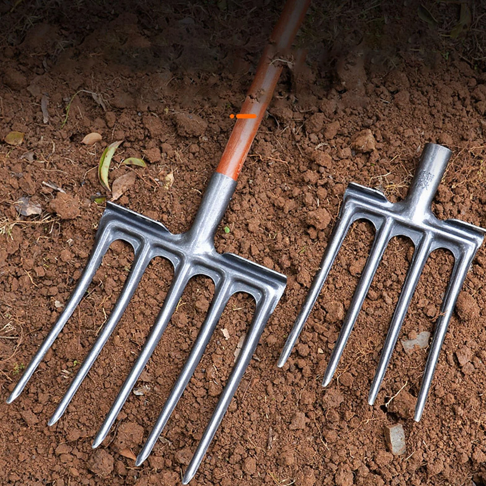 Tenedor de Excavación Acero de Alto Carbono Resistente Anti Rotura