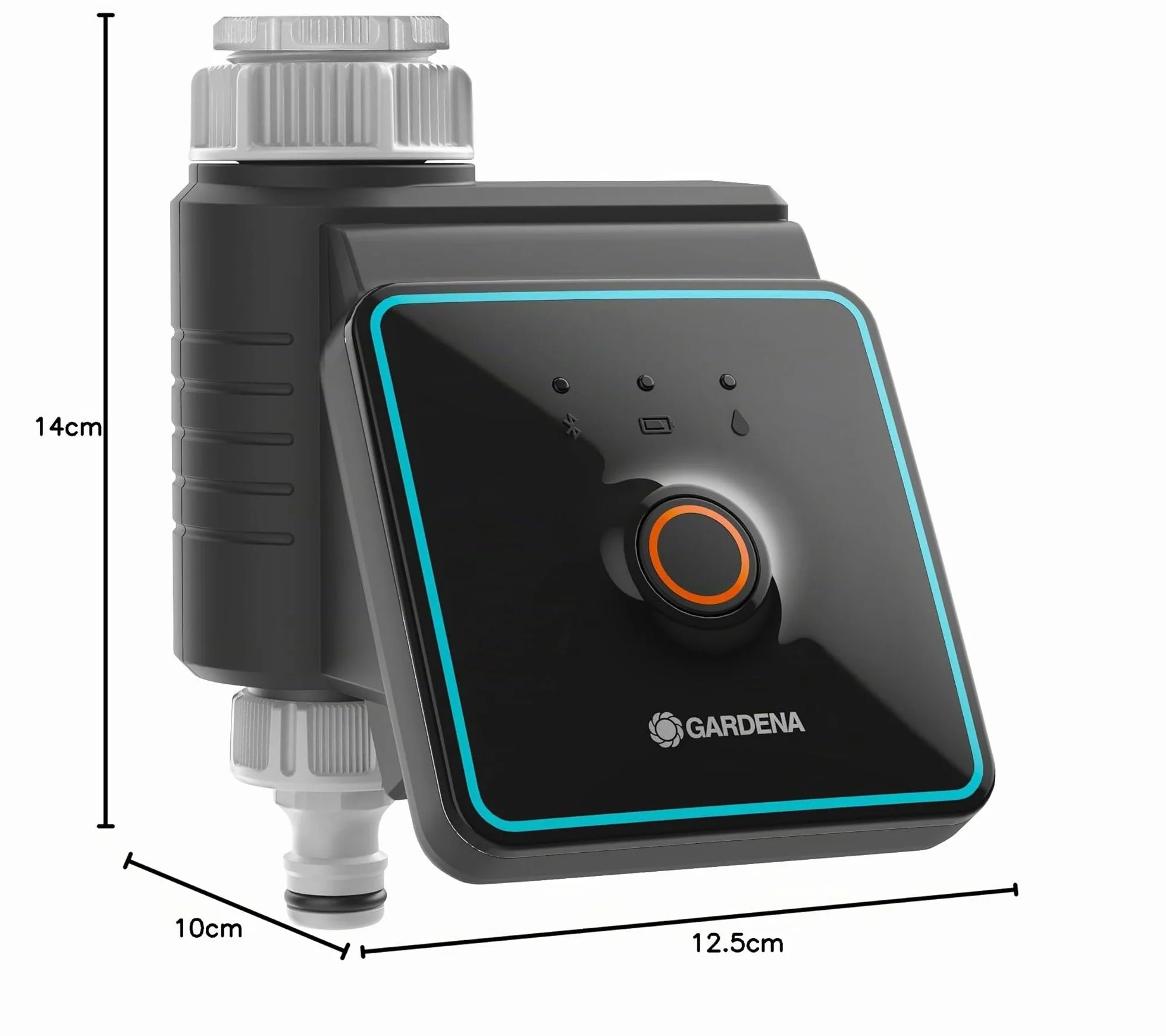 Gardena Control de riego con Bluetooth, riego automático jardín balcón, 10 m 01889-20