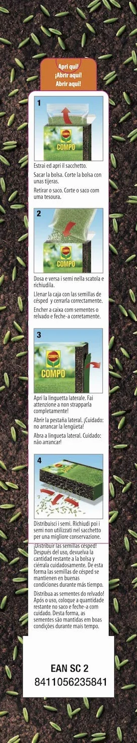 Semillas césped ambiente seco 1kg