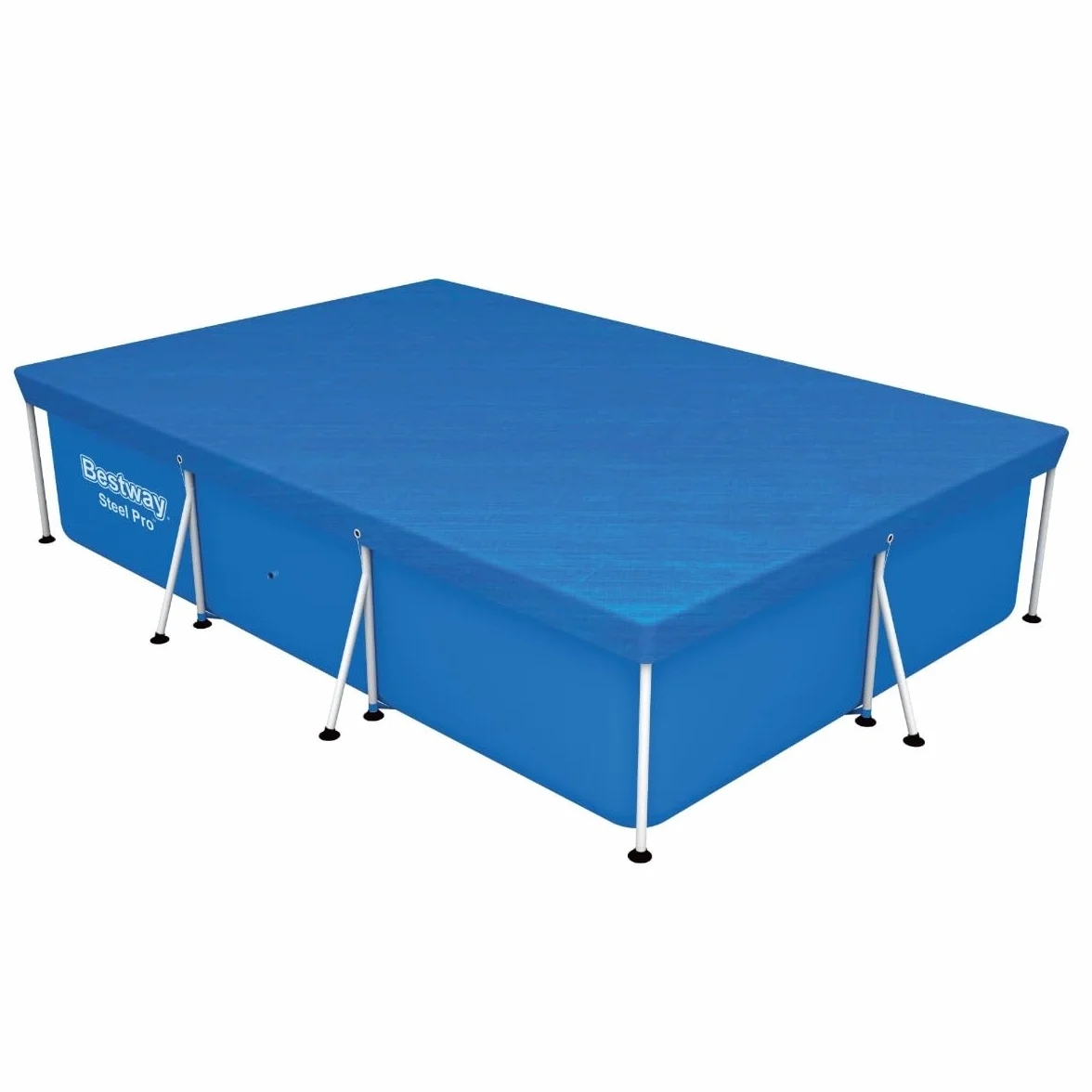 BESTWAY Cobertor de Invierno Rectangular 304x205 cm para Piscinas 300x201 cm Azul