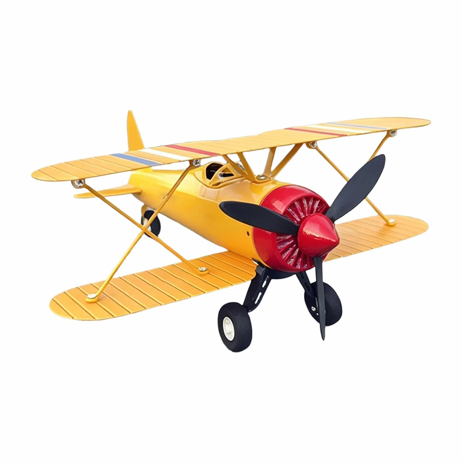 Veleta en Forma de Avión, Herramienta Metálica Medidora Viento Giratorio para Jardín