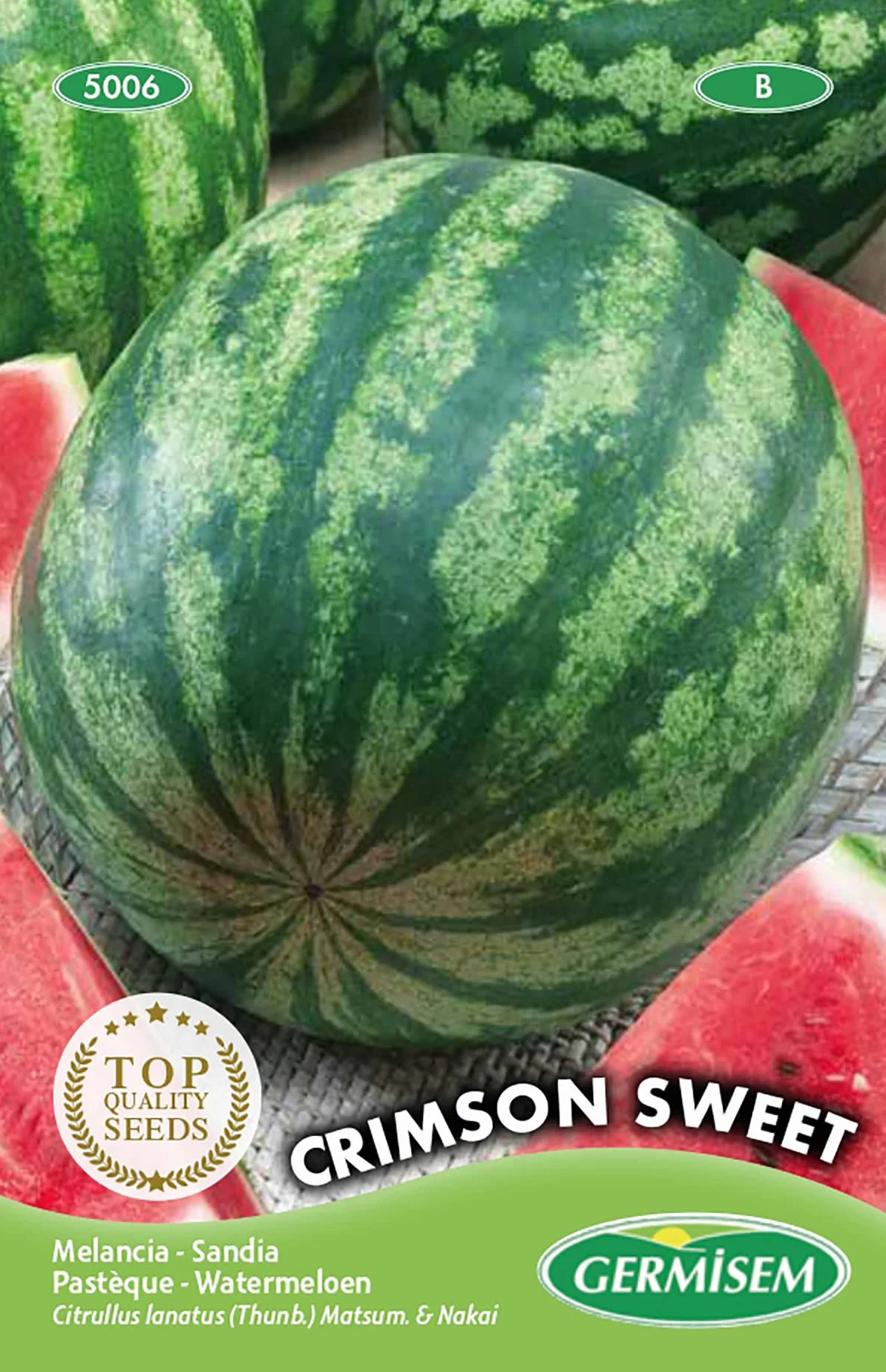 Germisem Crimson Sweet Semillas de Sandía 3 g