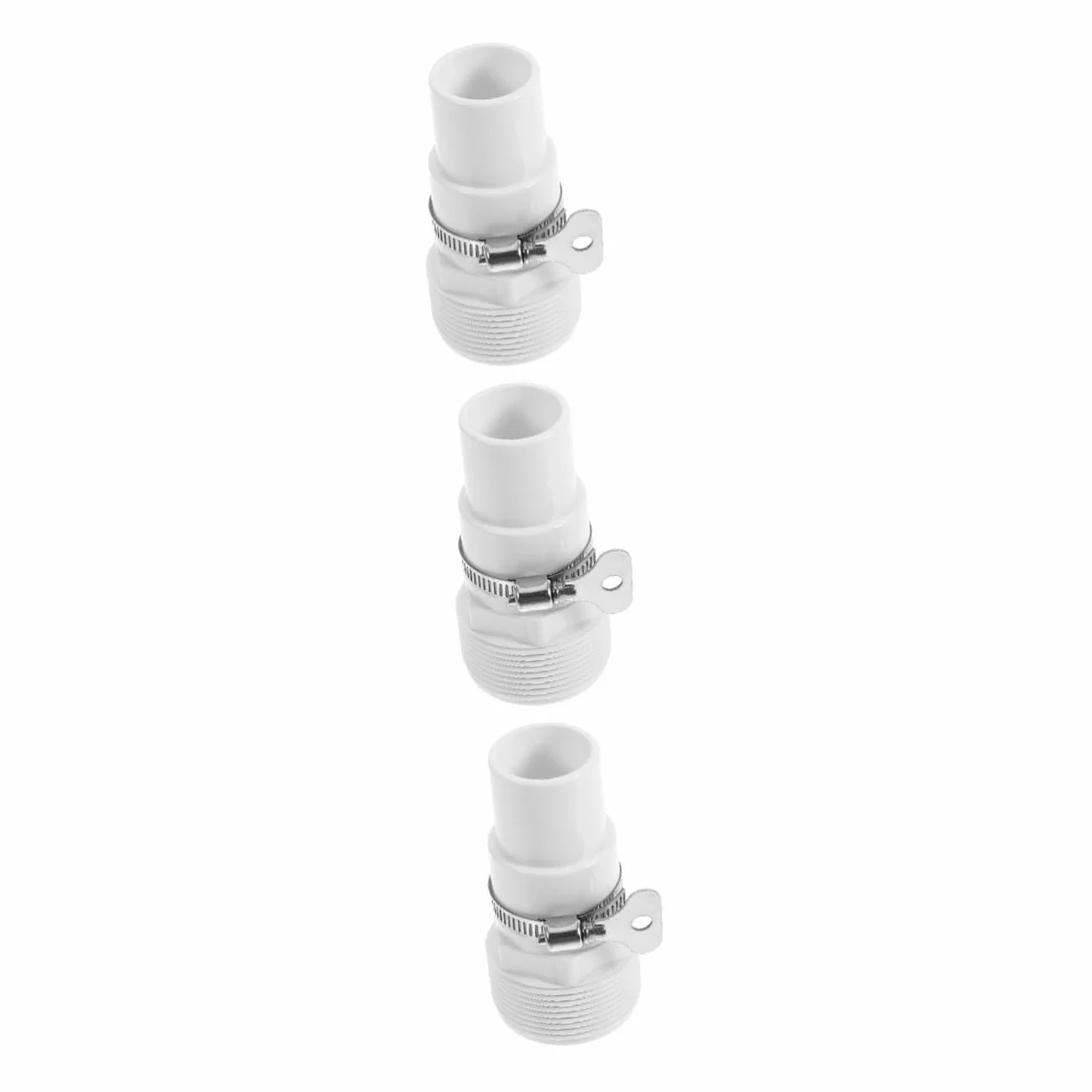 Yardwe 3 Juegos Adaptador De Manguera De Piscina Adaptador Universal De Resistente es De De Piscina De De Repuesto Acero Inoxidable