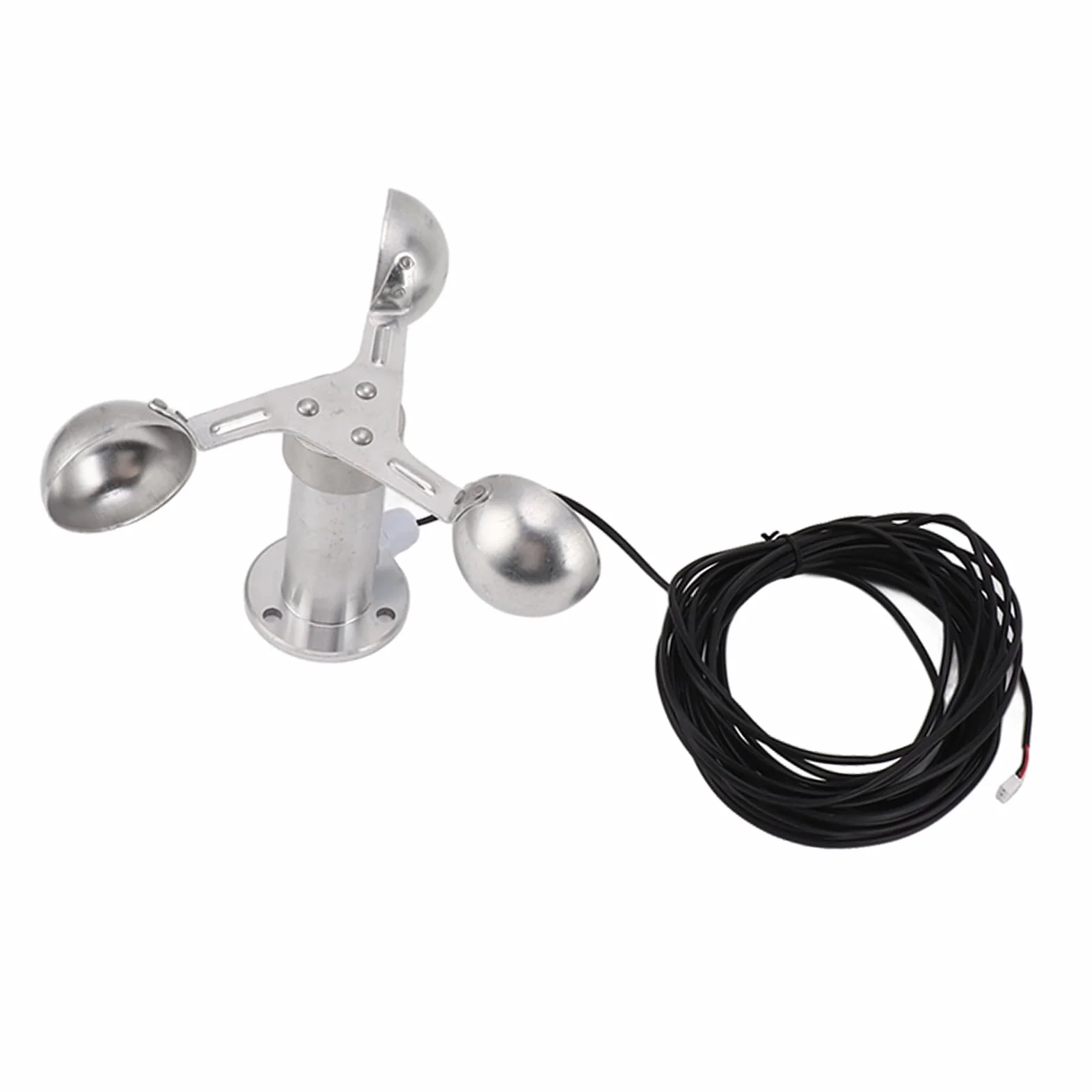 Anemómetro Sensor De Viento Aleación De Aluminio 3 Tazas 0-3,8 V