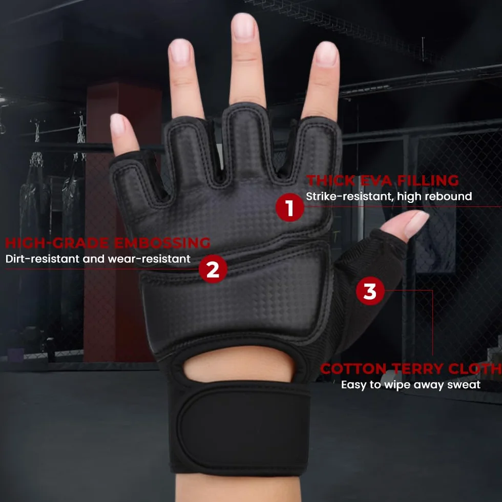 Guantes de Boxeo para Niños MMA Kárate Taekwondo 3-12 años