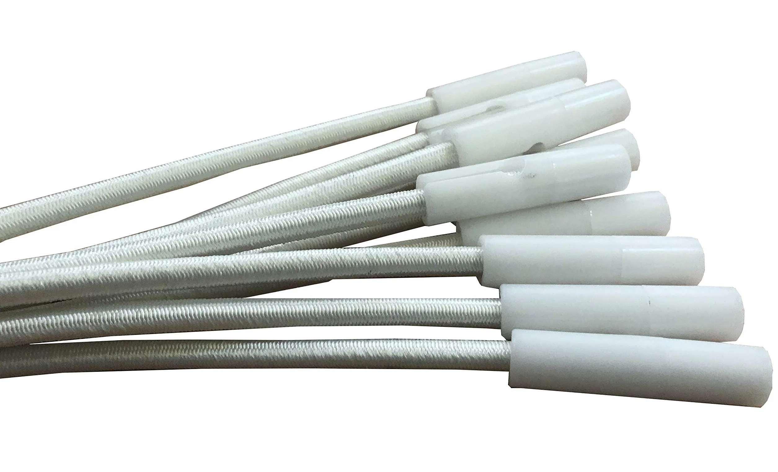 Tensores Regulables para Lona de Piscina Kit 10 Ud Blancas