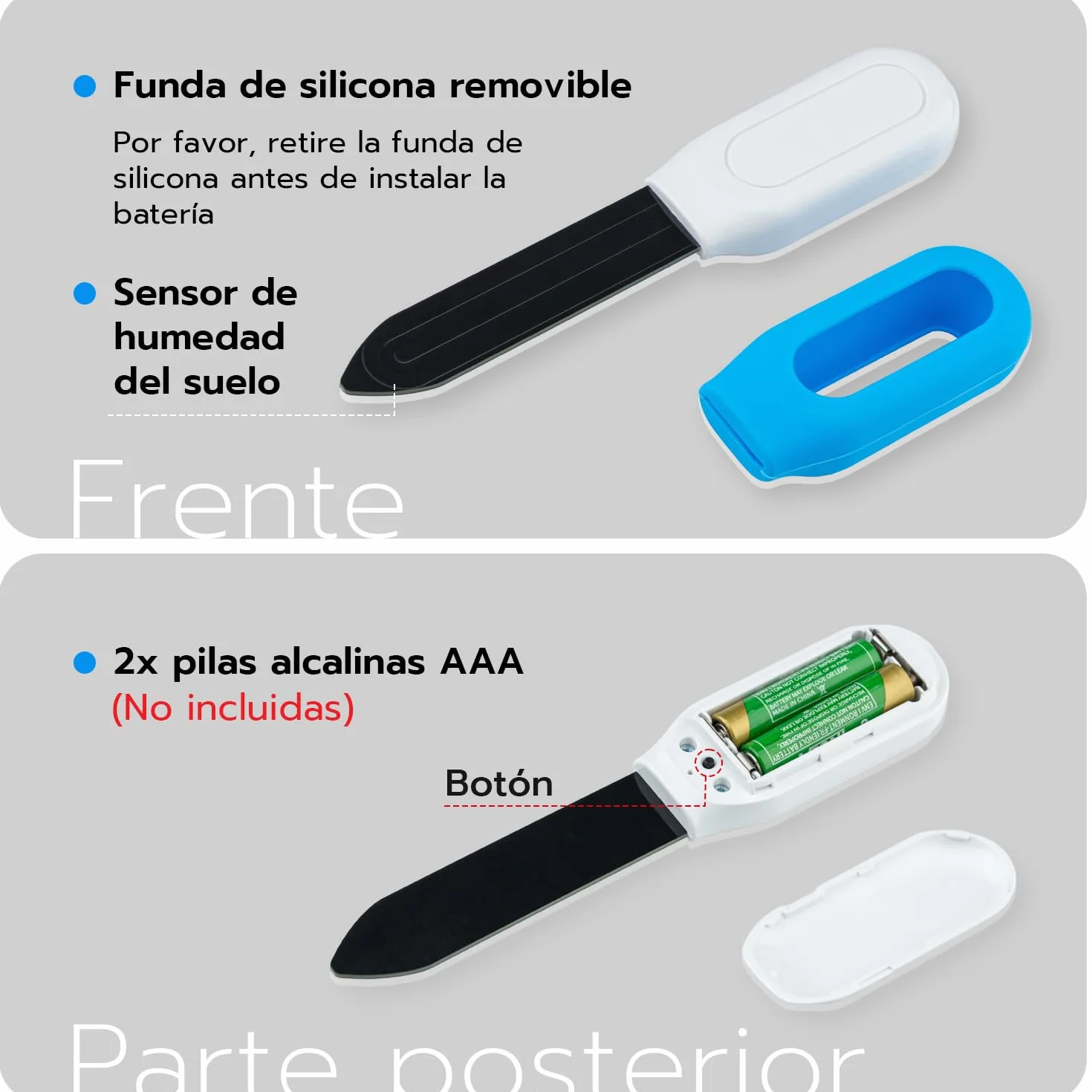Sensor de humedad del suelo Zigbee, Higrómetro Inteligente Planta, Monitor de Temperatura del Aire
