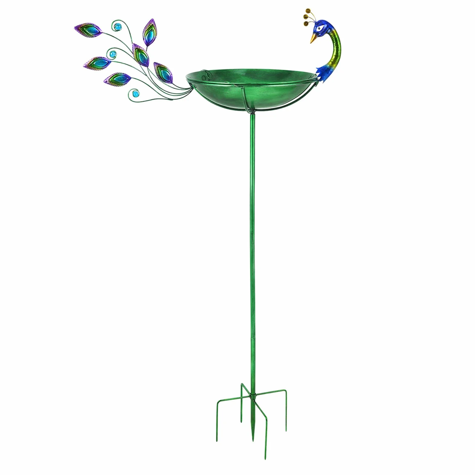 Bebederos Para Aves Y Pájaros Plato De Agua De Metal Con Diseño De Animales | Bebedero Exterior Resistente A La Intemperie Para Césped Jardín Patio Balcón Terraza Decoración De