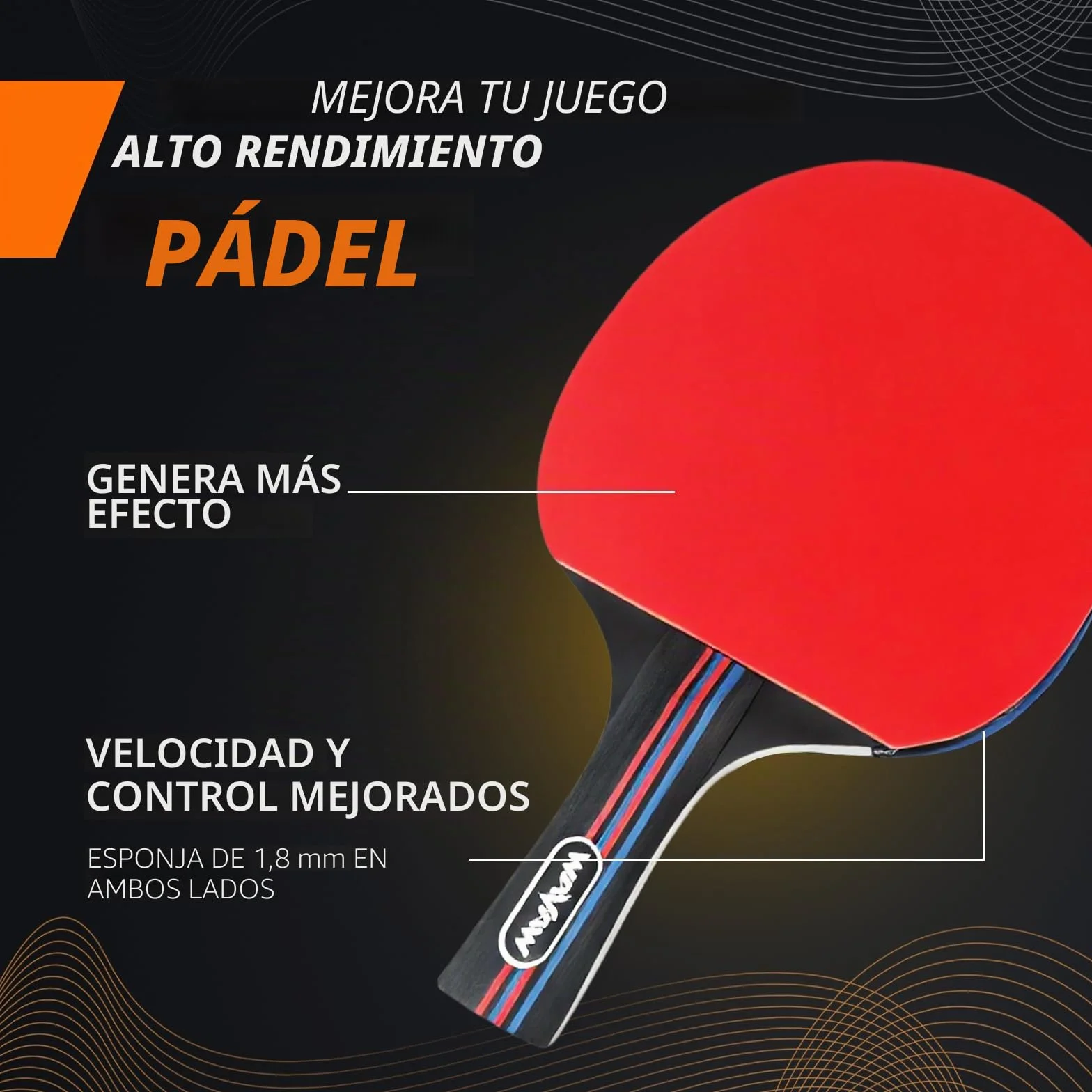 Juego de látigos de ping pong con bolas, entrenamiento y ocio, tenis de mesa