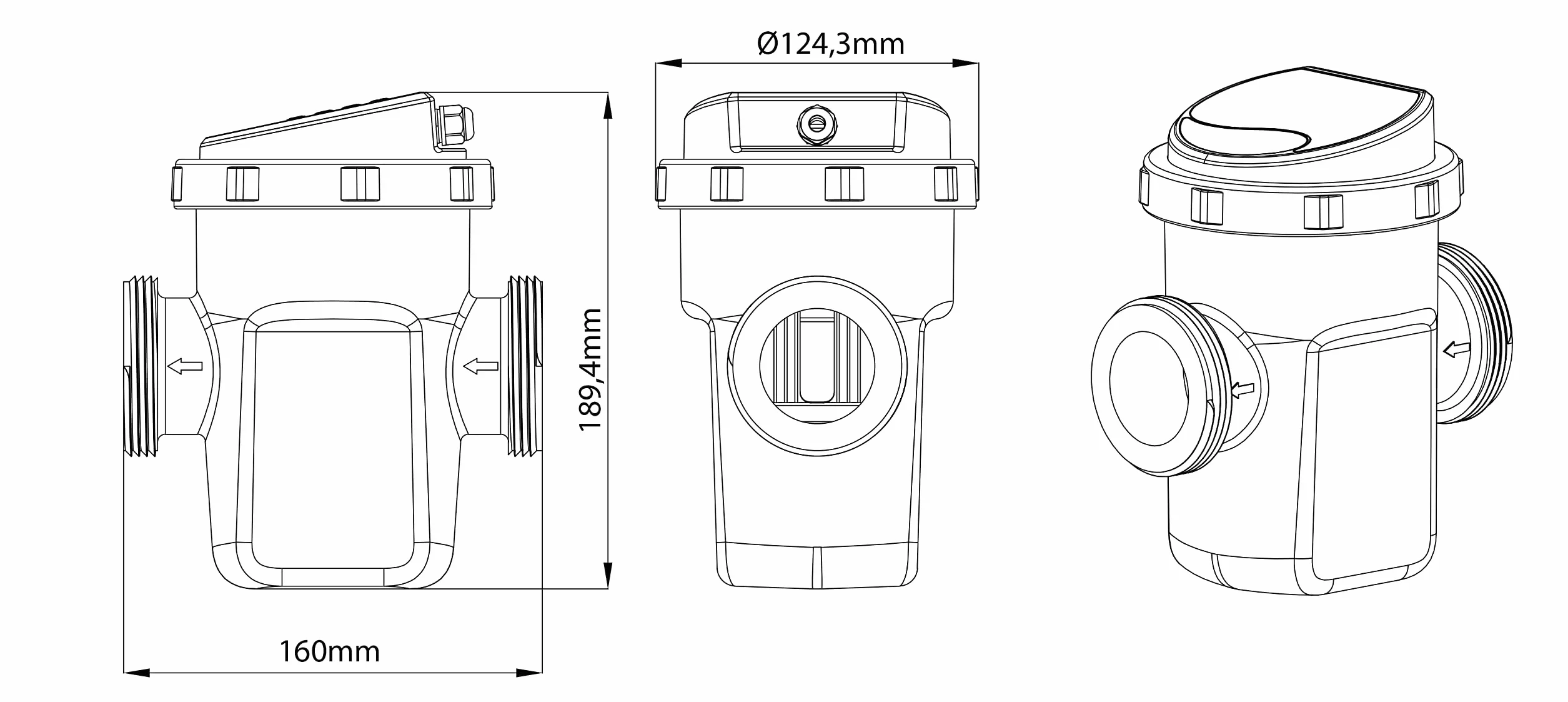 Poolex Turbo Salt Electrólisis compacta para Piscinas hasta 30 m3 Modelo 300