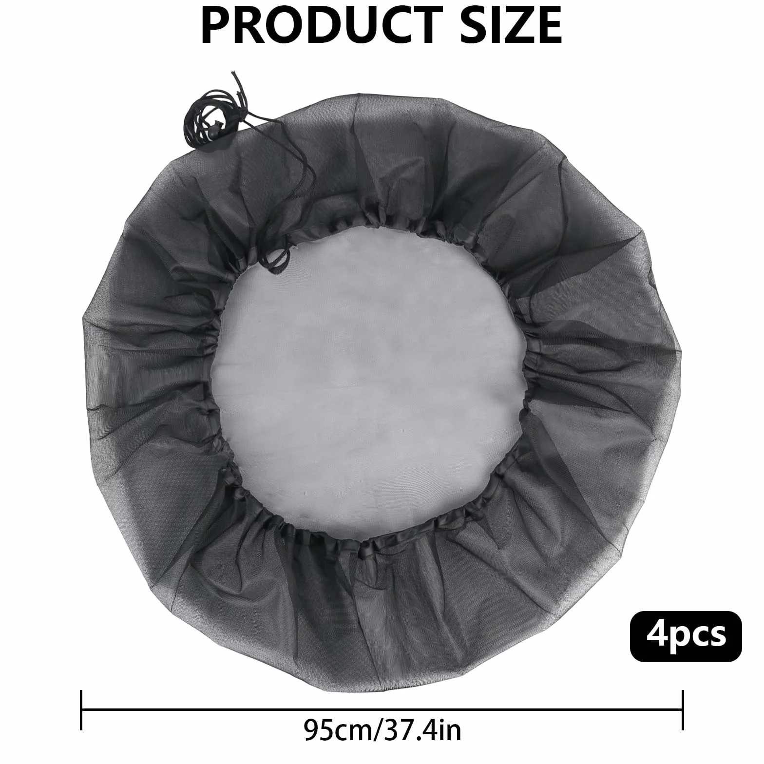 Red Protectora para Barriles de Lluvia 95 cm Ajustable Resistente a la Intemperie