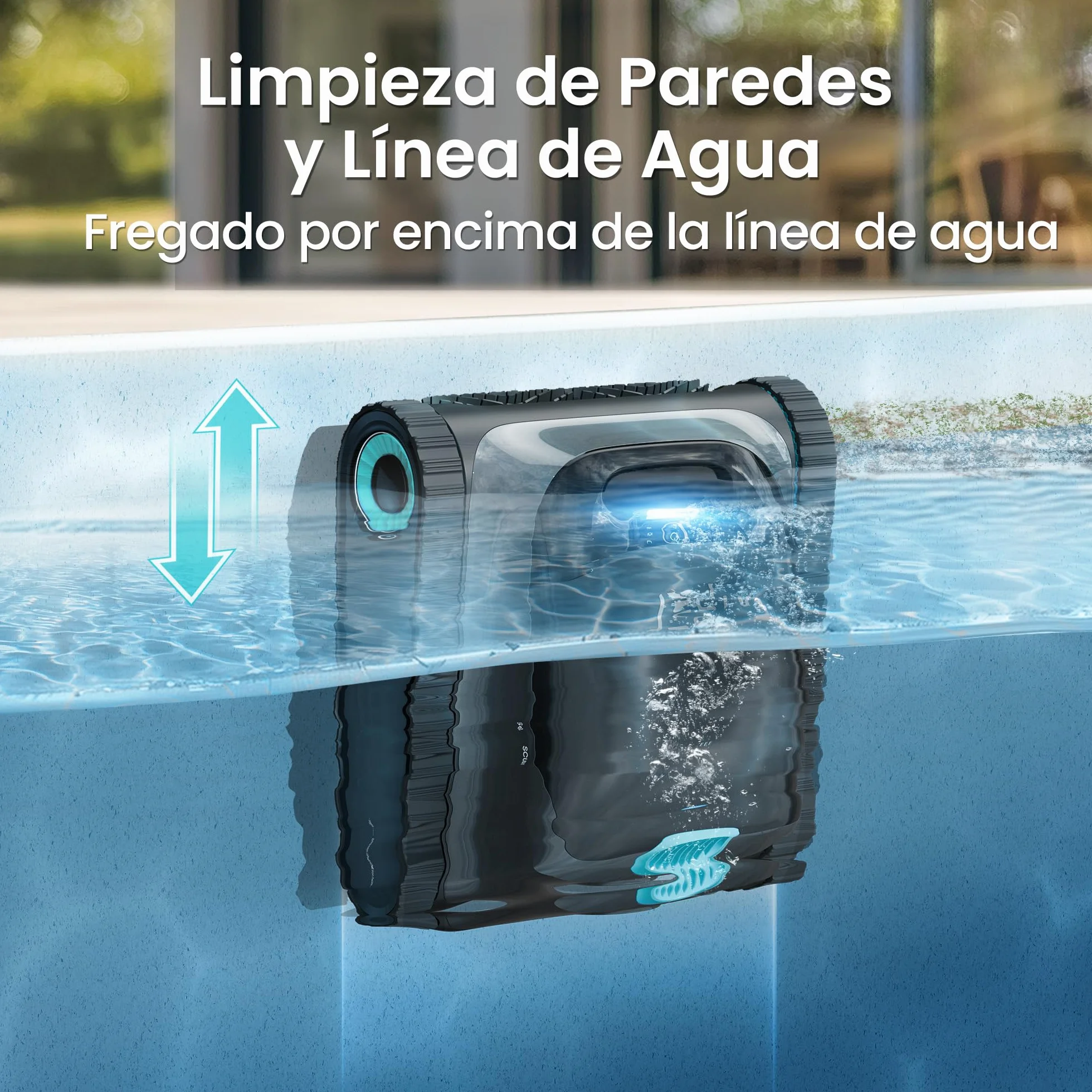 Aiper Scuba S1 Robot Piscina, 270 Min Autonomía, Limpieza Fondo/Paredes/Línea Agua, Navegación Inteligente 11 Sensores, Control App