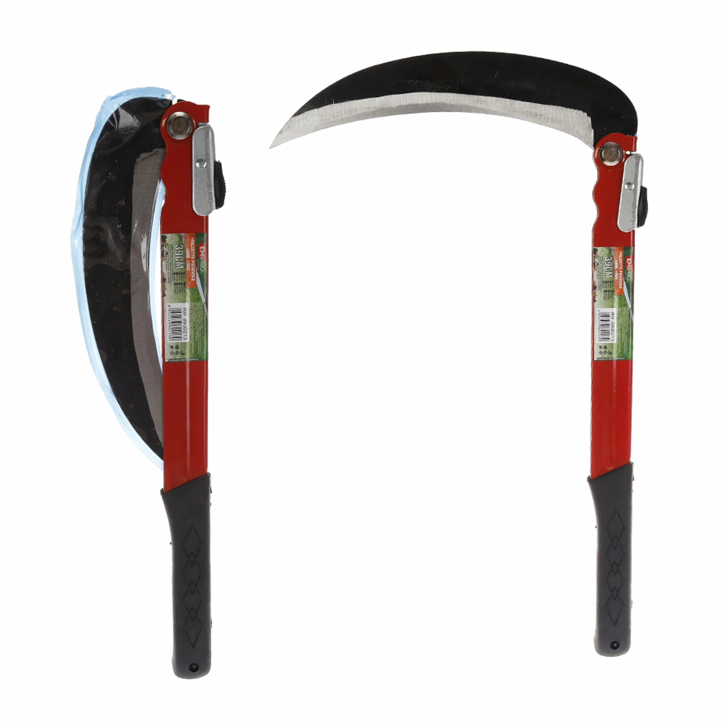 A2ZWORLD Guadaña Plegable 39cm Jardinería Multiuso Hierba Desmalezado