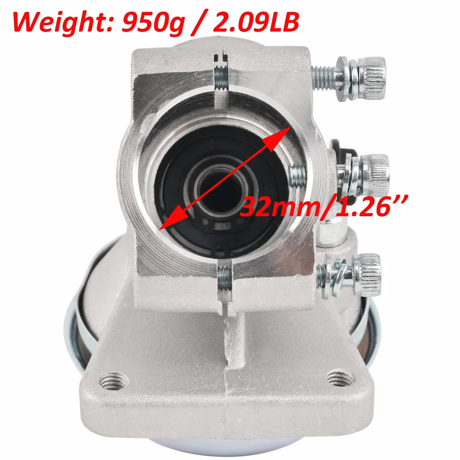 Ensamblaje de caja de engranajes 61112072R 61112072BR para Oleo Mac 753, 746 T, 750 T, 753 T, 755 T Master, Emark EM753 (32 mm, 10 dientes)