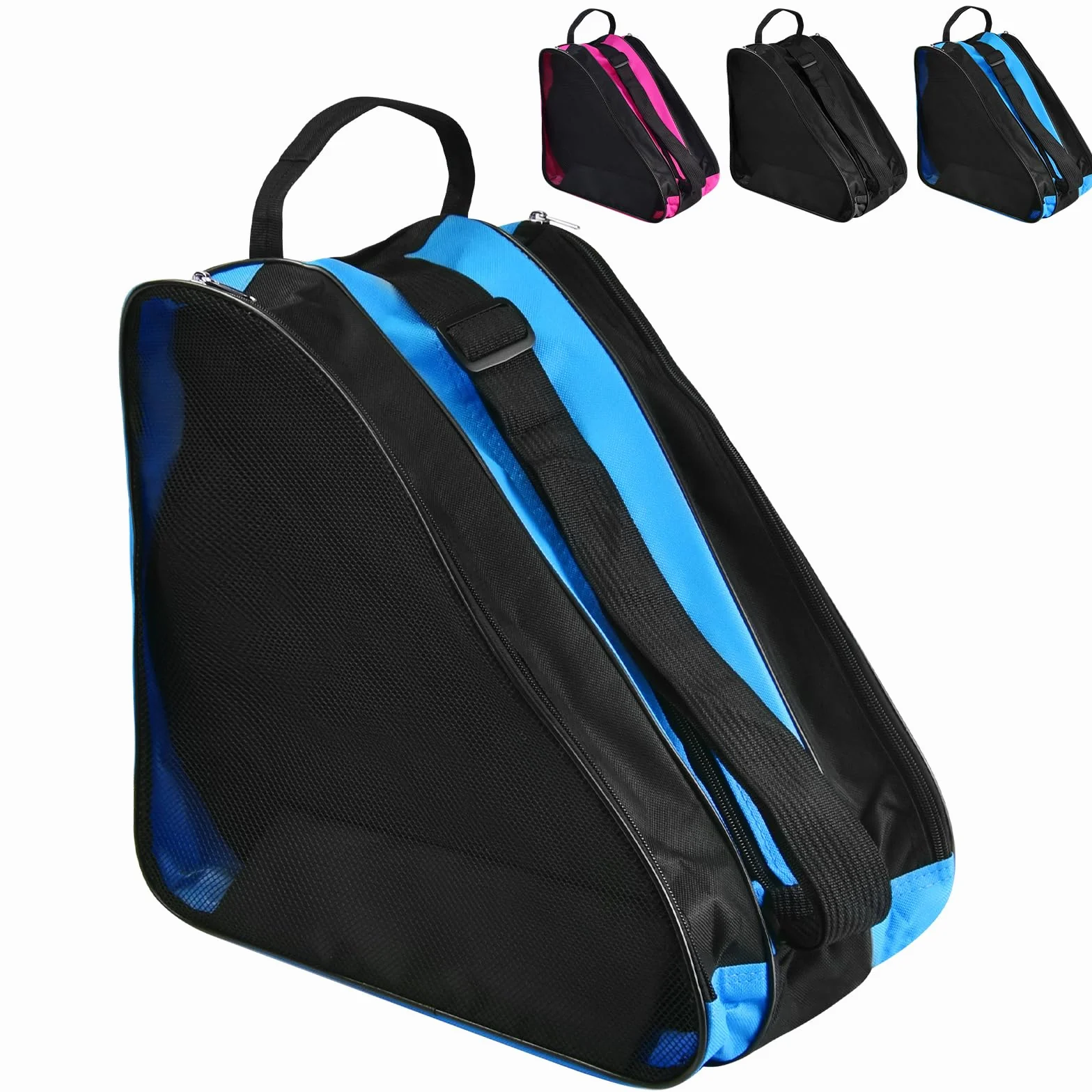 Bolsa para Patines en Linea con 3 Compartimentos para Casco y Protecciones