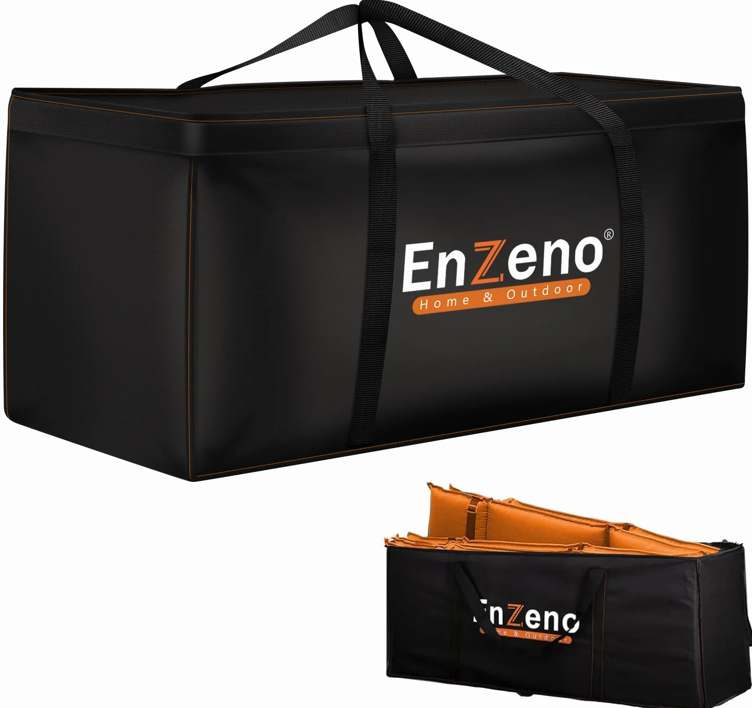 Enzeno Bolsa de almacenamiento para muebles de jardín anti-UV 175x75x55 cm