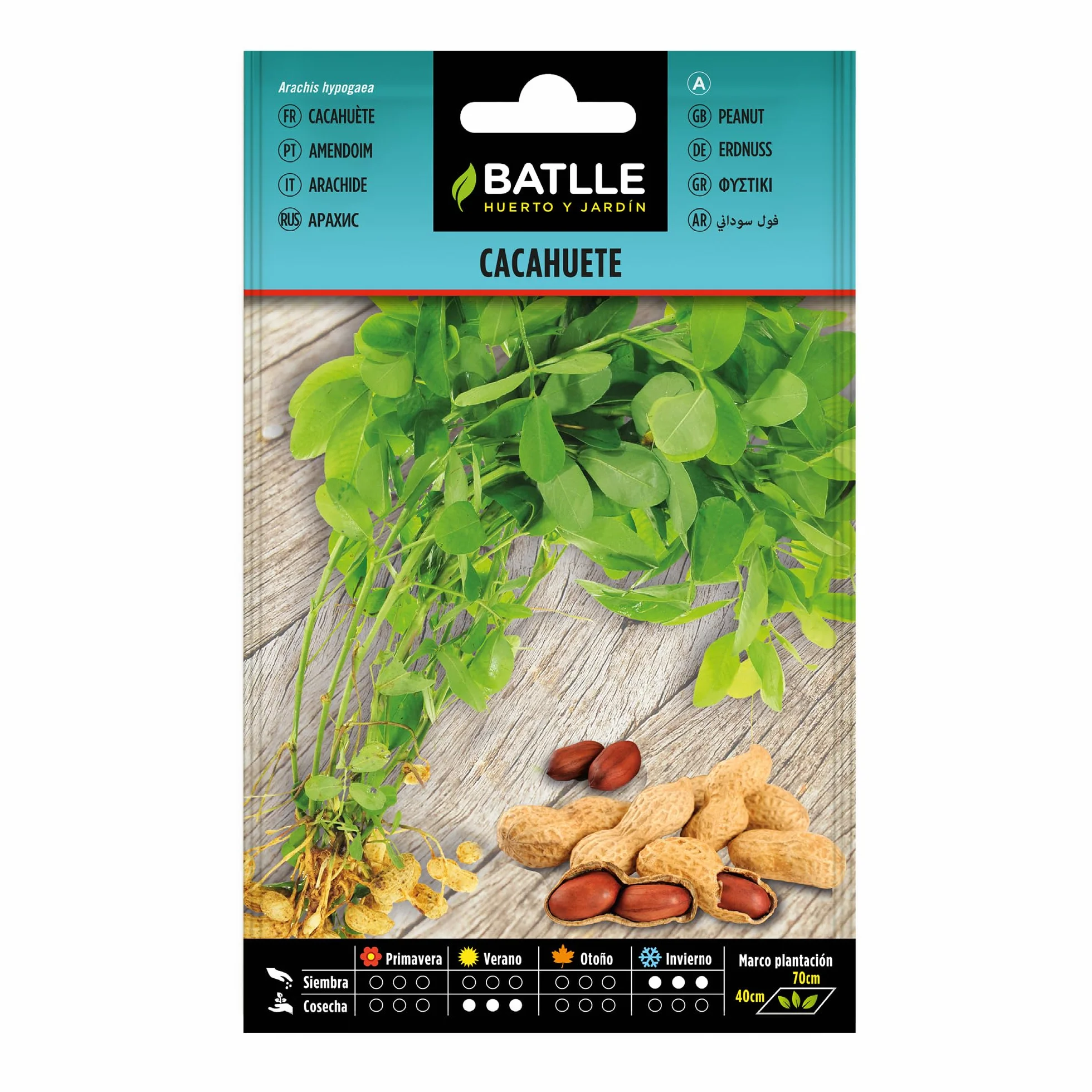 BATLLE Semillas de Cacahuete 10 g Planta Anual 30-50 cm