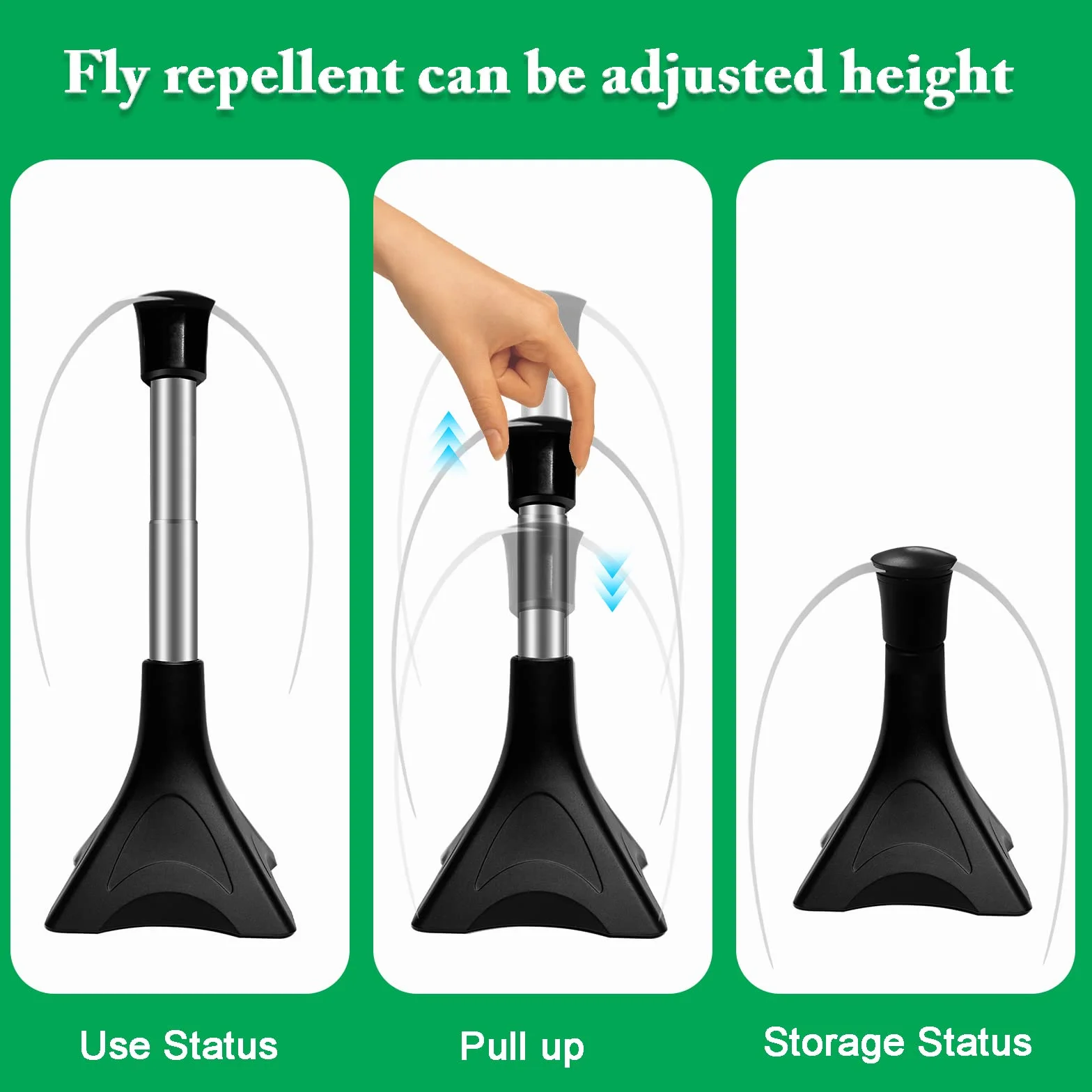 Protectores de Moscas Antimoscas, Ventilador de Protección contra Mosquitos