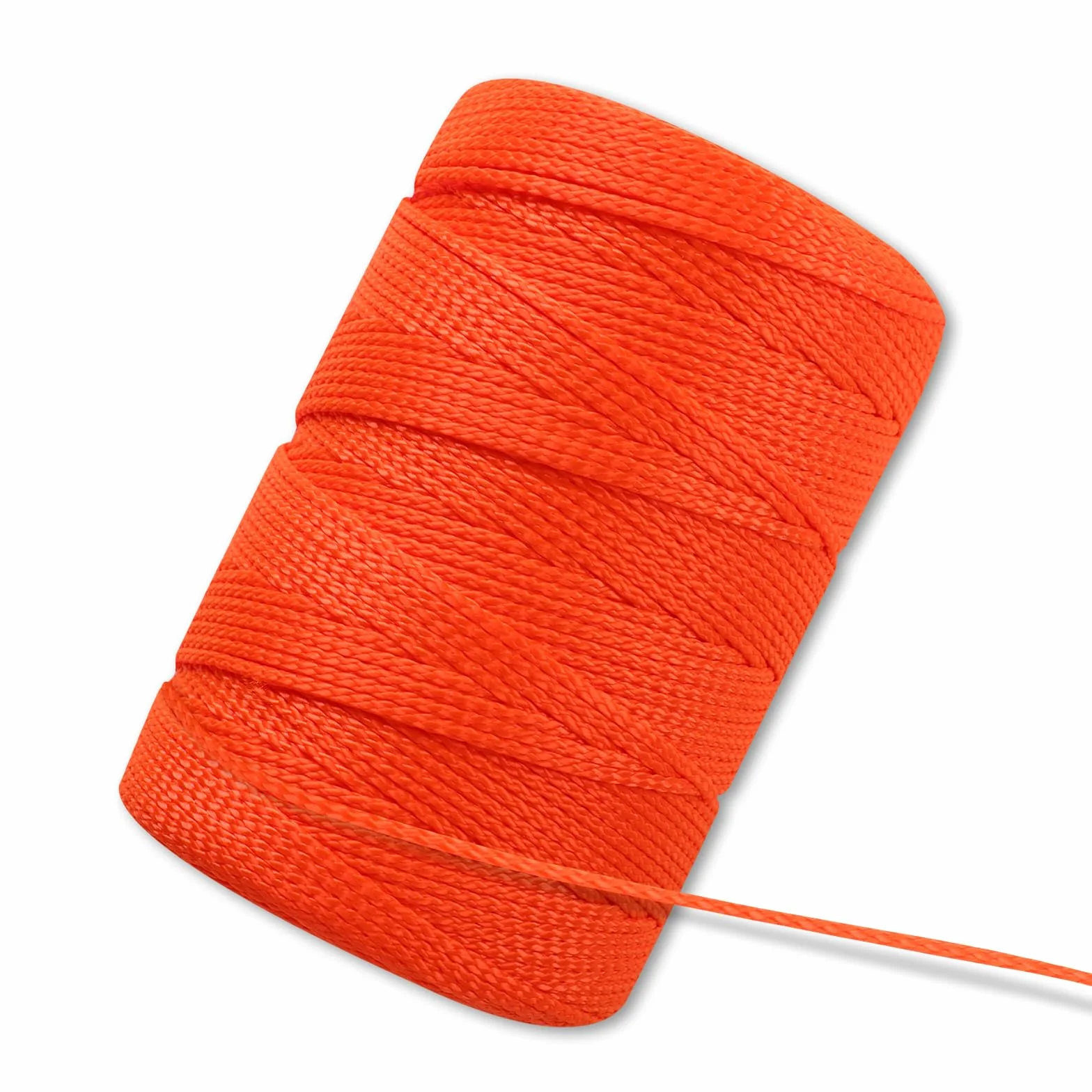 Romeda Línea Mason de 44 W, 500 pies de longitud, línea naranja, cuerda de línea Mason, cuerda de construcción, cuerda naranja, cuerda de cordel para jardinería, línea de albañilería trenzada, líneas